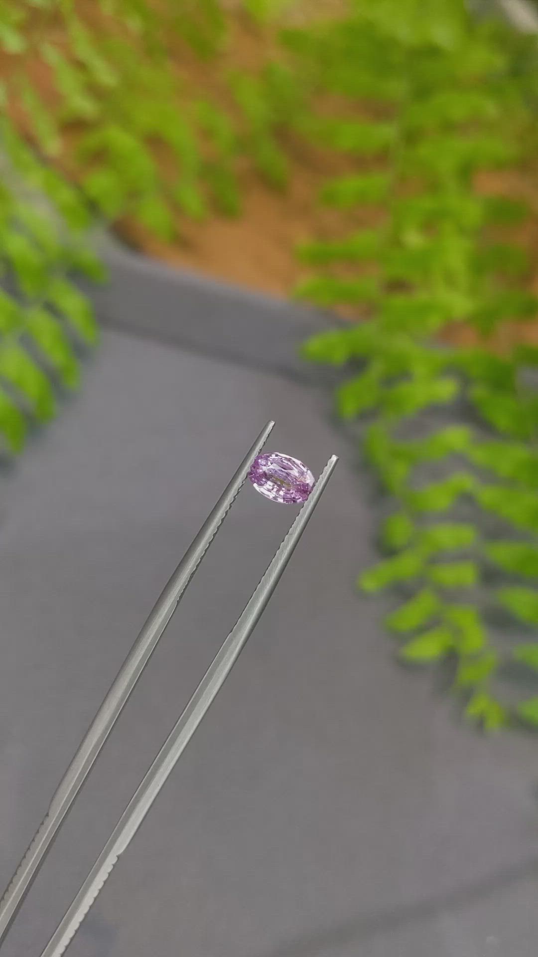 0.70 Ct. Pink Sapphire from Ceylon (Sri Lanka) Size Video