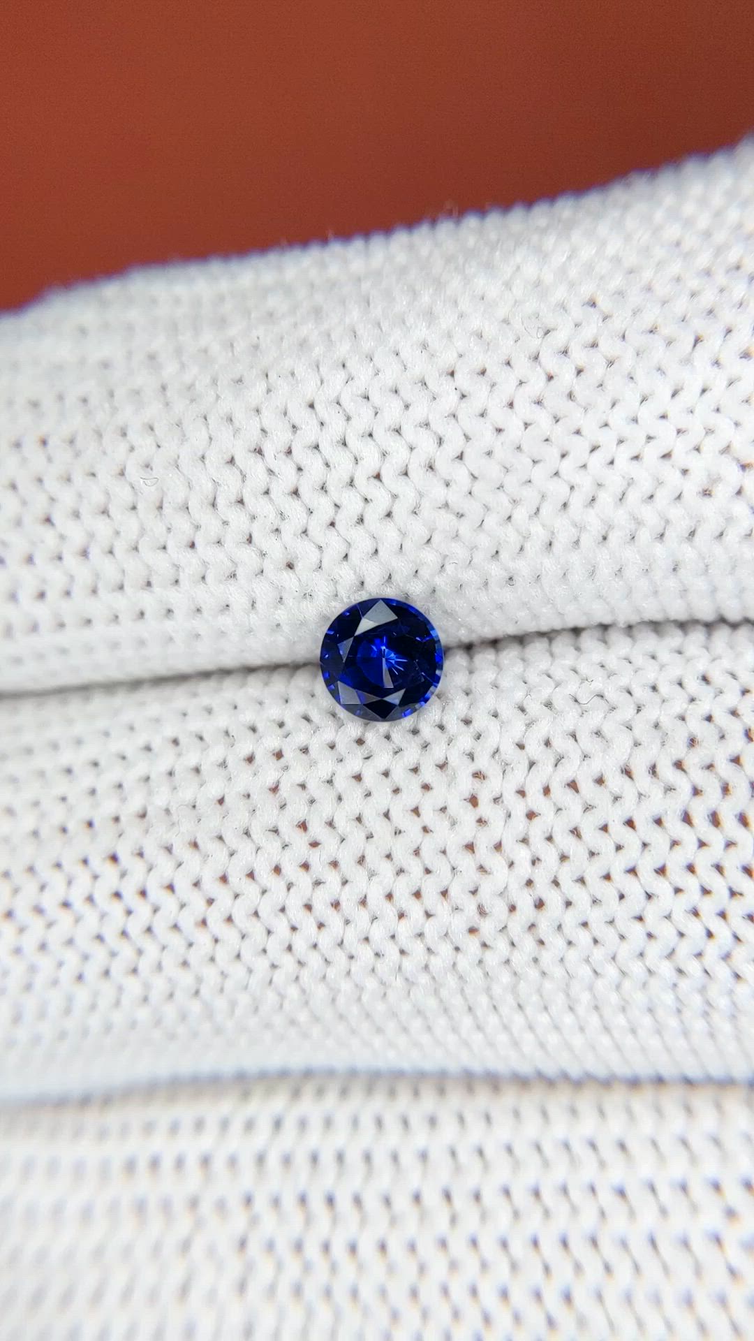 0.48 Ct. Blue Sapphire from Ceylon (Sri Lanka) Size Video