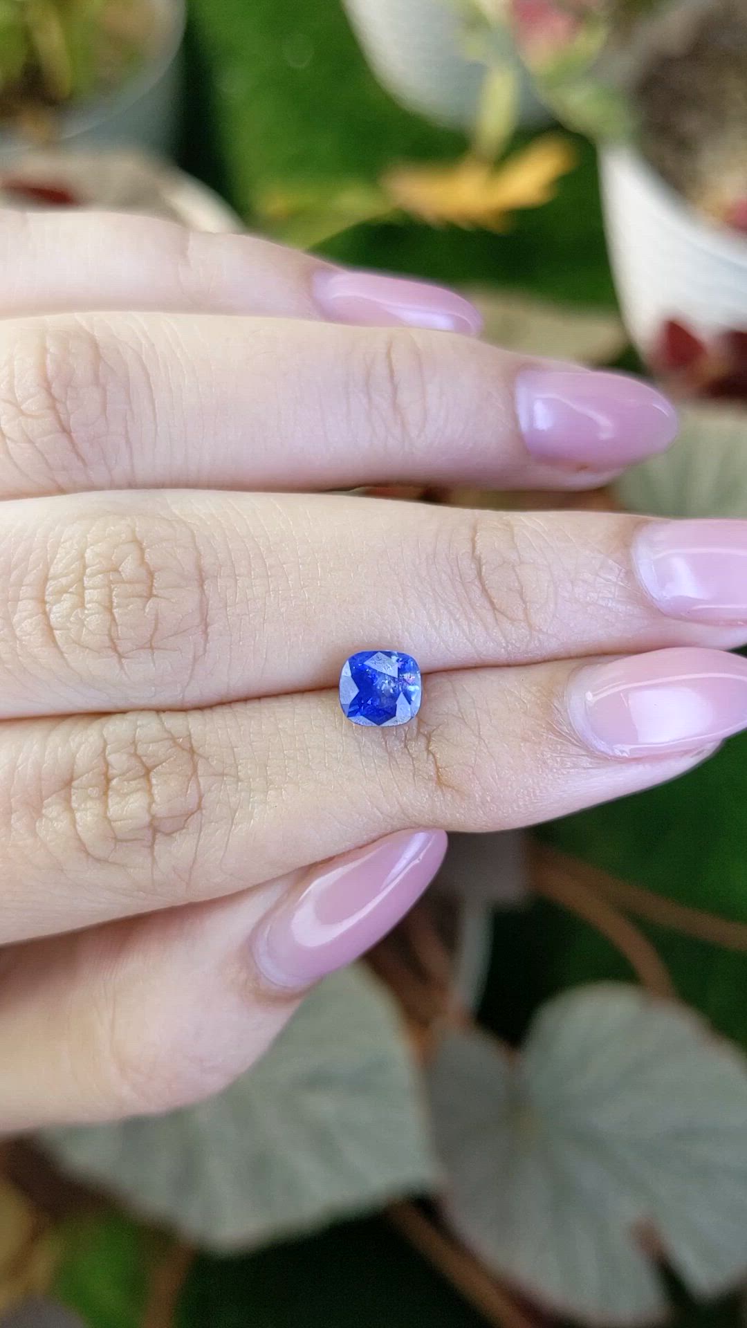 1.46 Ct. Blue Sapphire from Ceylon (Sri Lanka) Size Video
