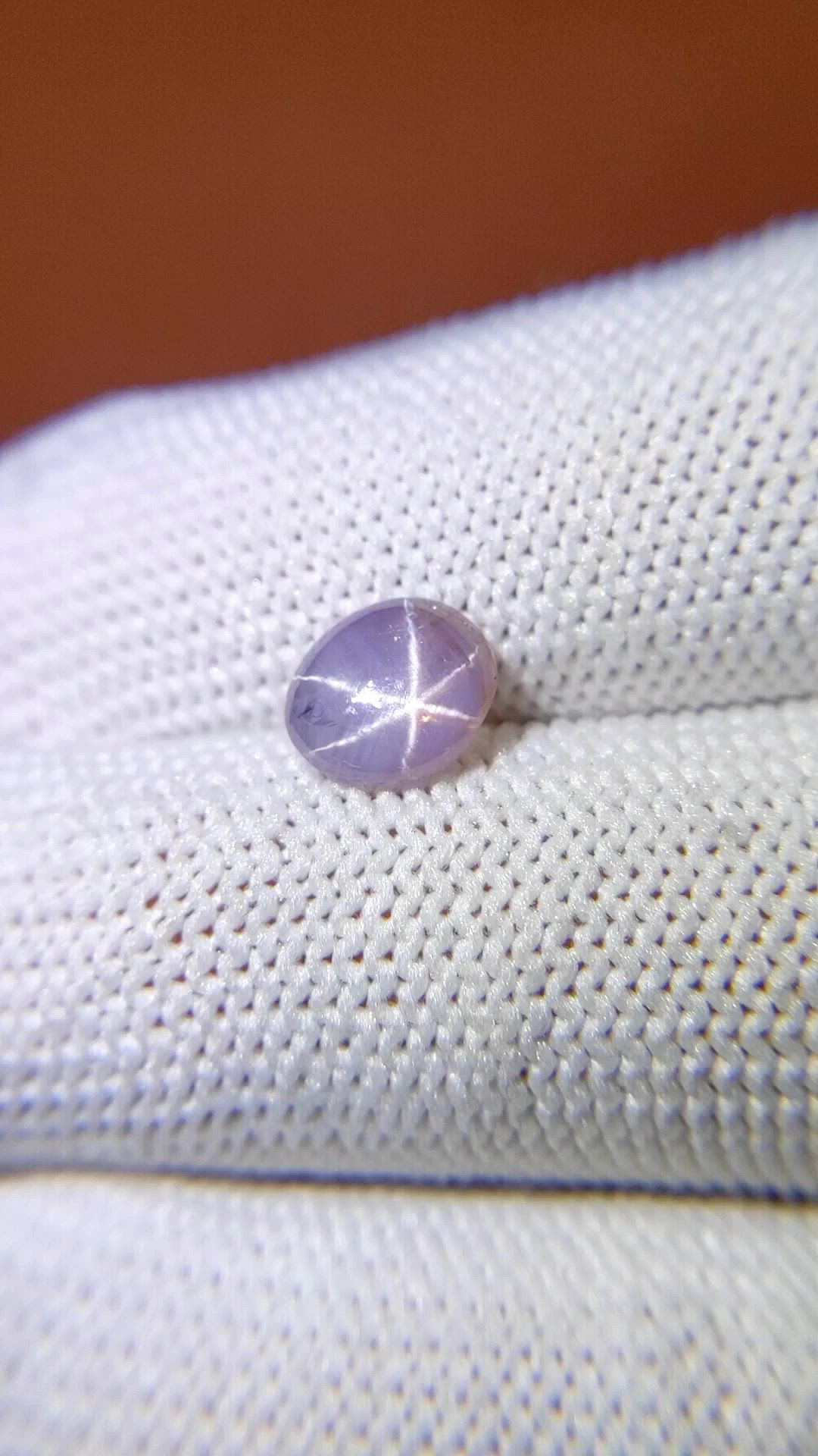 1.83 Ct. Purple Star Sapphire from Ceylon (Sri Lanka) Size Video