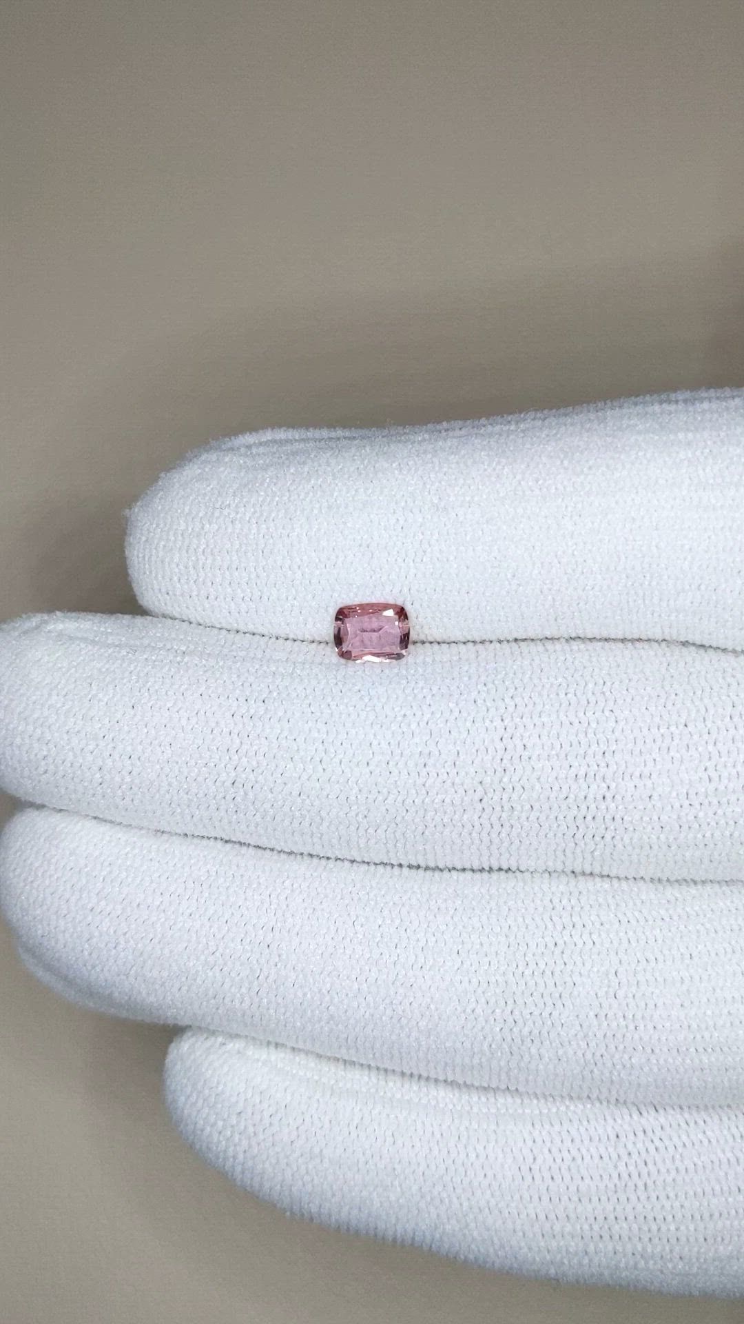 0.44 Ct. Pink Sapphire from Ceylon (Sri Lanka) Size Video