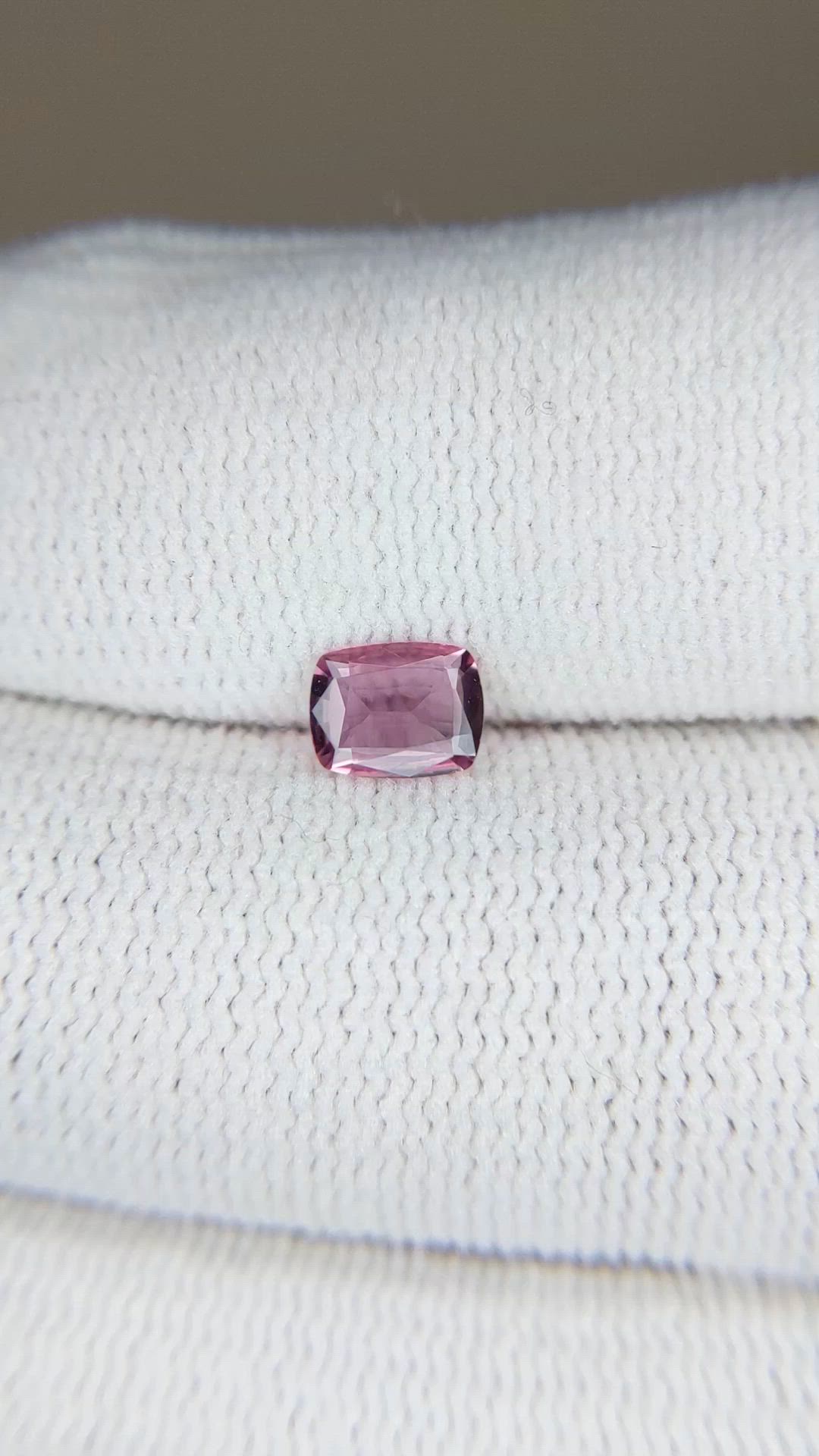 0.44 Ct. Pink Sapphire from Ceylon (Sri Lanka) Size Video