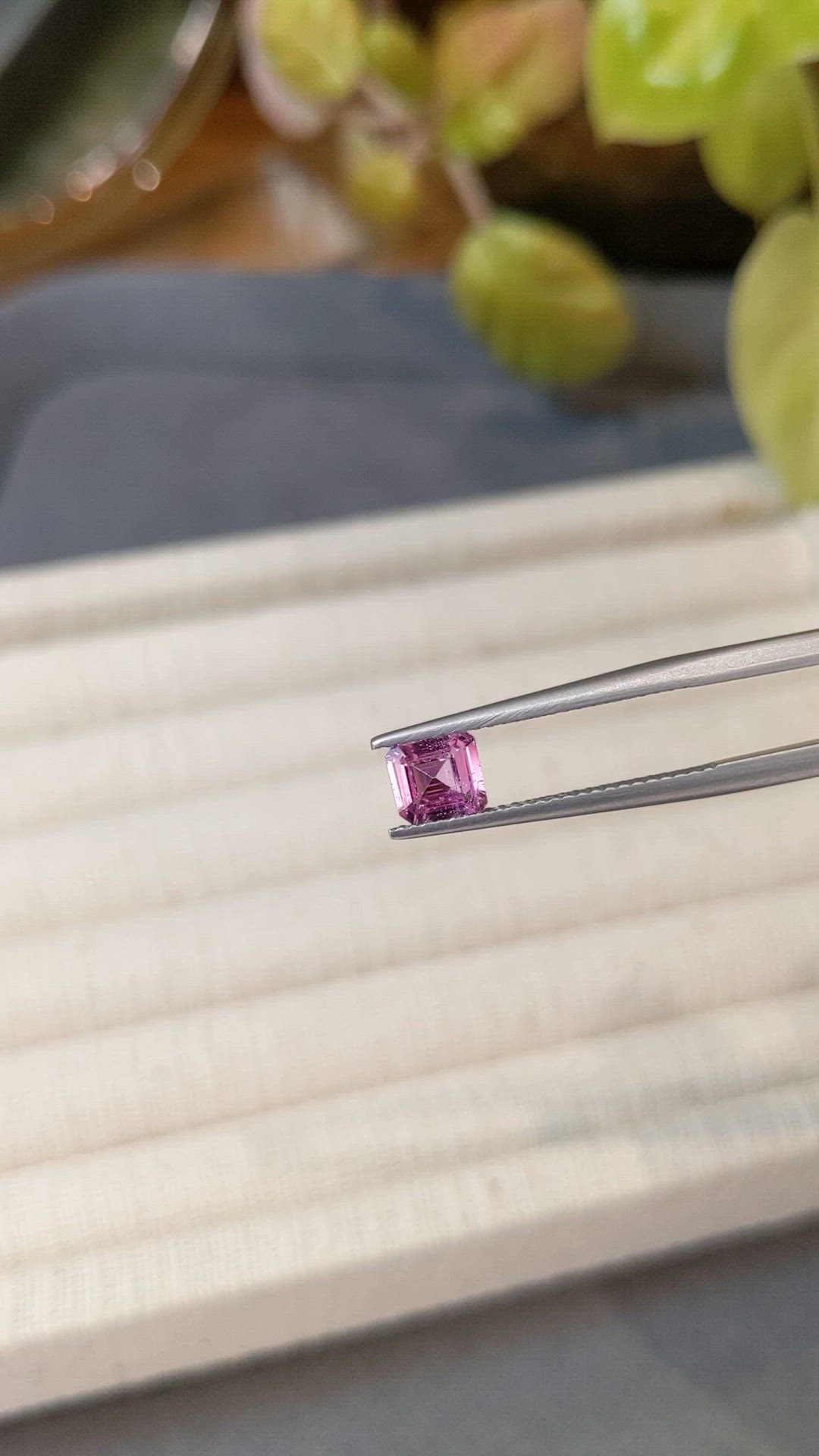 0.75 Ct. Pink Sapphire from Ceylon (Sri Lanka) Size Video