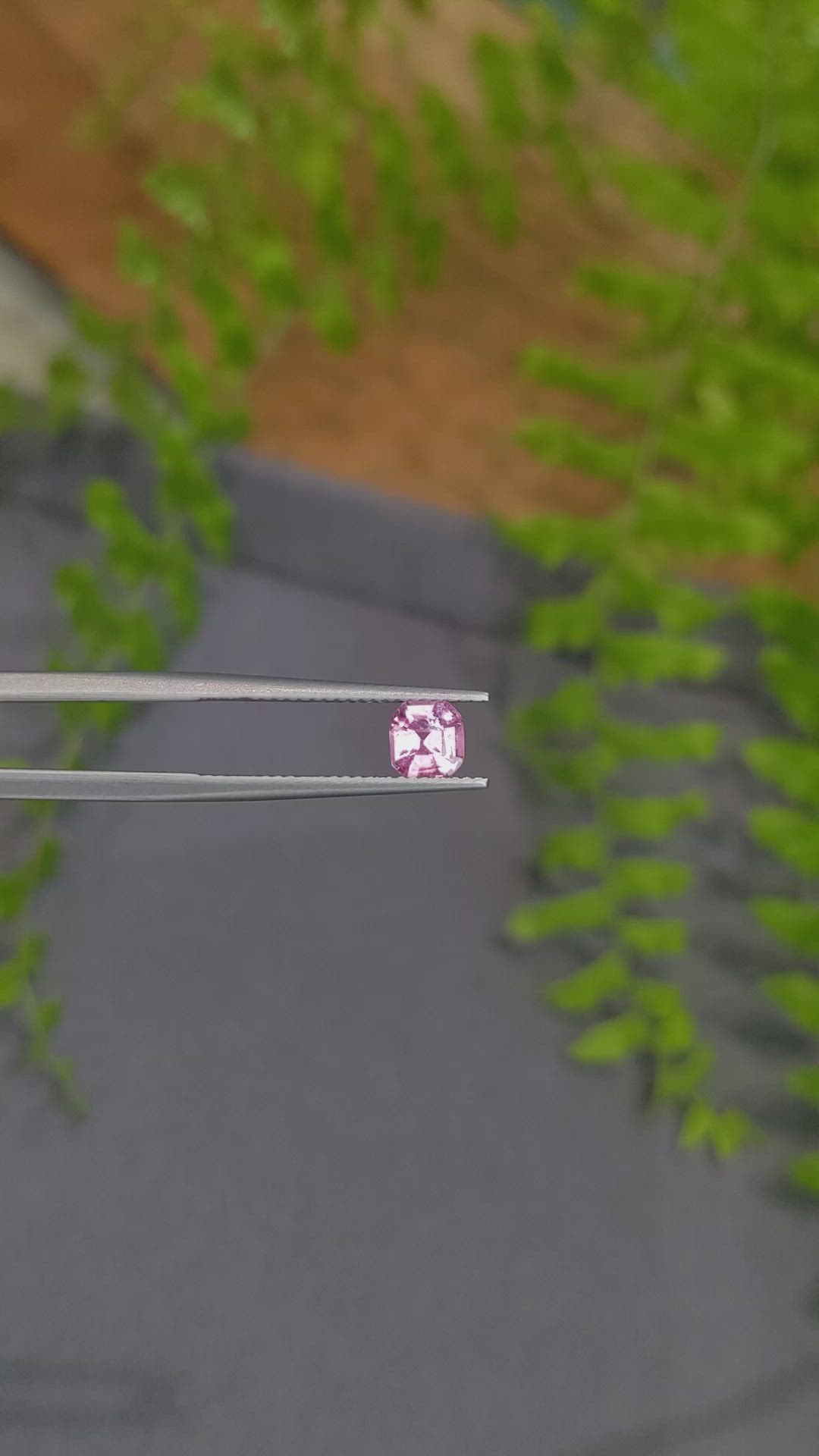 0.84 Ct. Pink Sapphire from Ceylon (Sri Lanka) Size Video