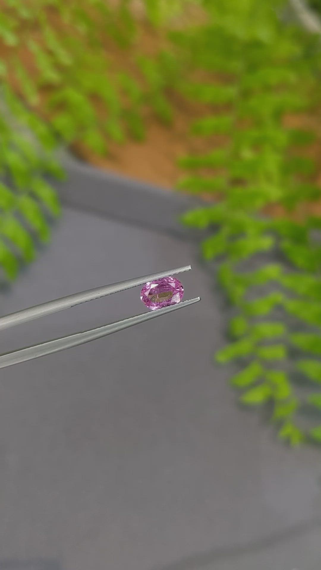 0.86 Ct. Pink Sapphire from Ceylon (Sri Lanka) Size Video
