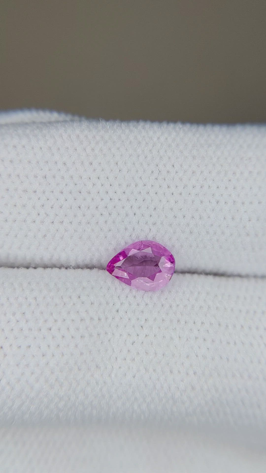 0.49 Ct. Pink Sapphire from Ceylon (Sri Lanka) Size Video