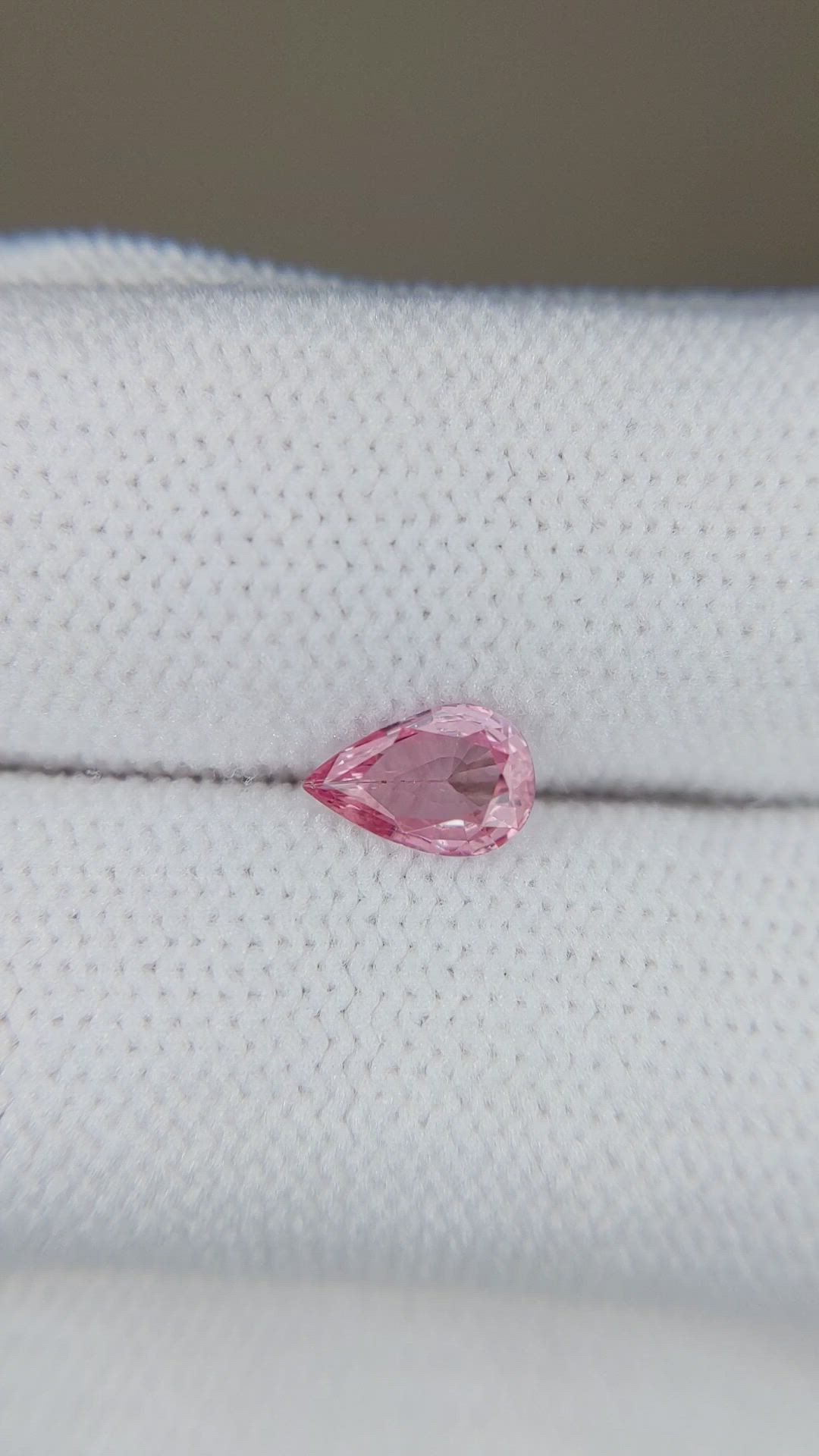 0.51 Ct. Pink Sapphire from Ceylon (Sri Lanka) Size Video