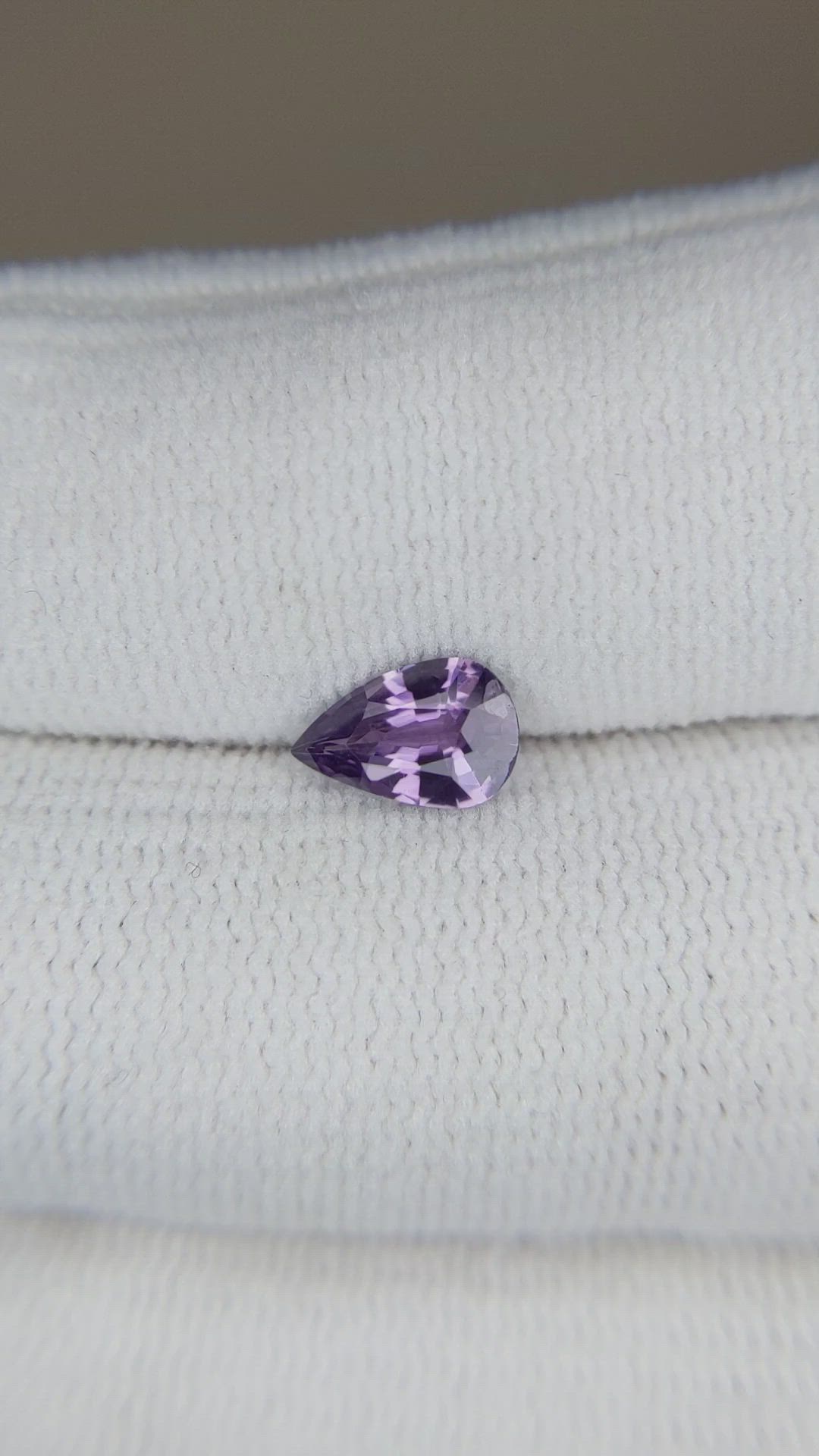 0.81 Ct. Purple Sapphire from Ceylon (Sri Lanka) Size Video