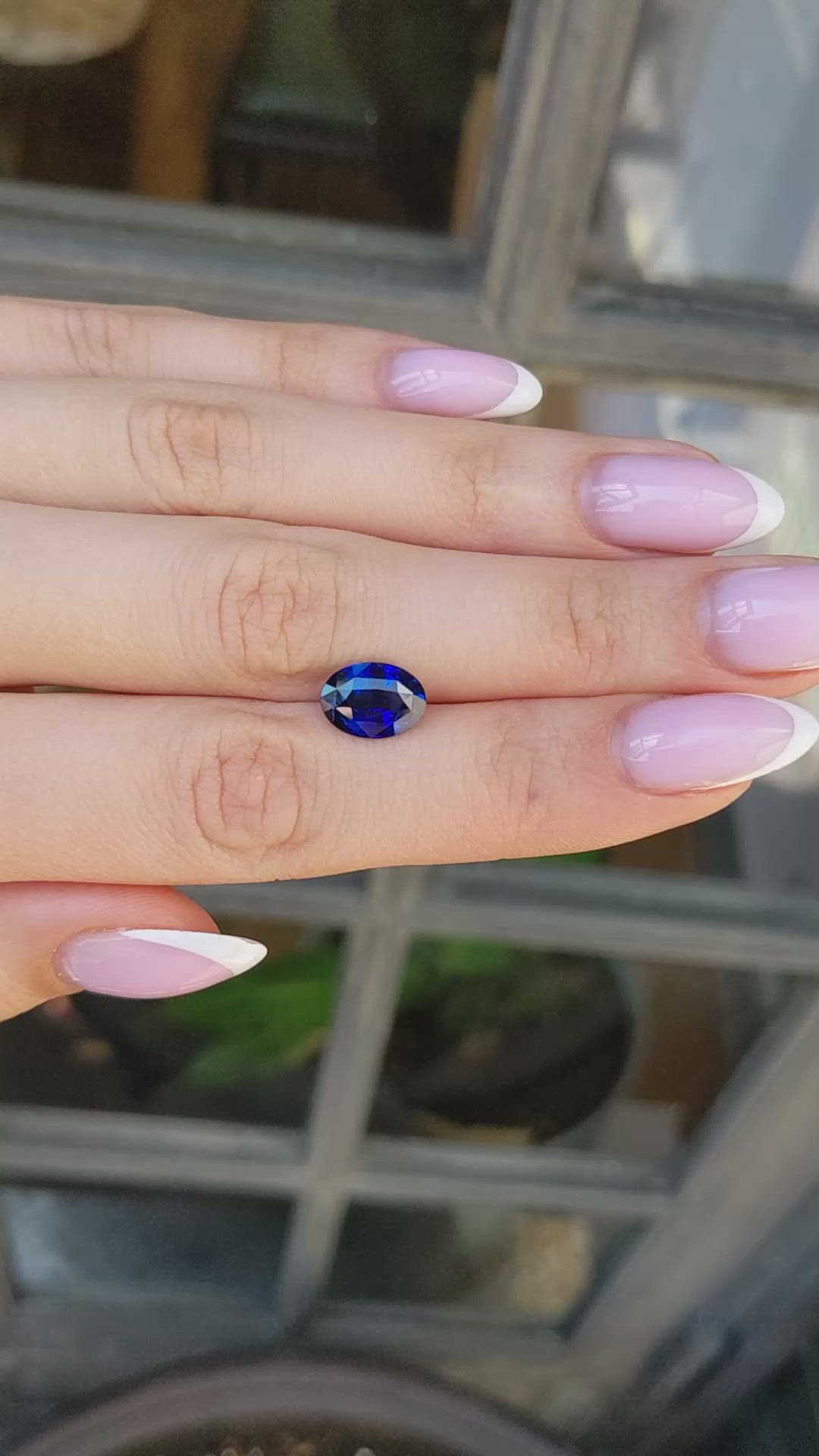 3.59 Ct. Blue Sapphire from Ceylon (Sri Lanka) Size Video