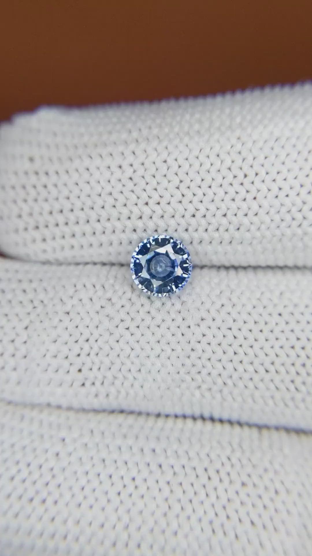 0.89 Ct. Bi Color / Parti Sapphire from Ceylon (Sri Lanka) Size Video