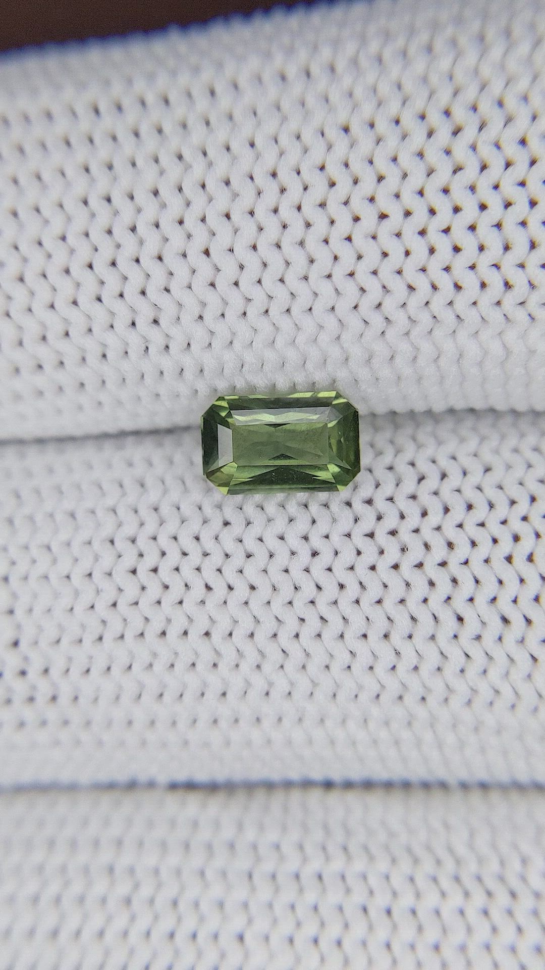 1.08 Ct. Green Sapphire from Madagascar Size Video