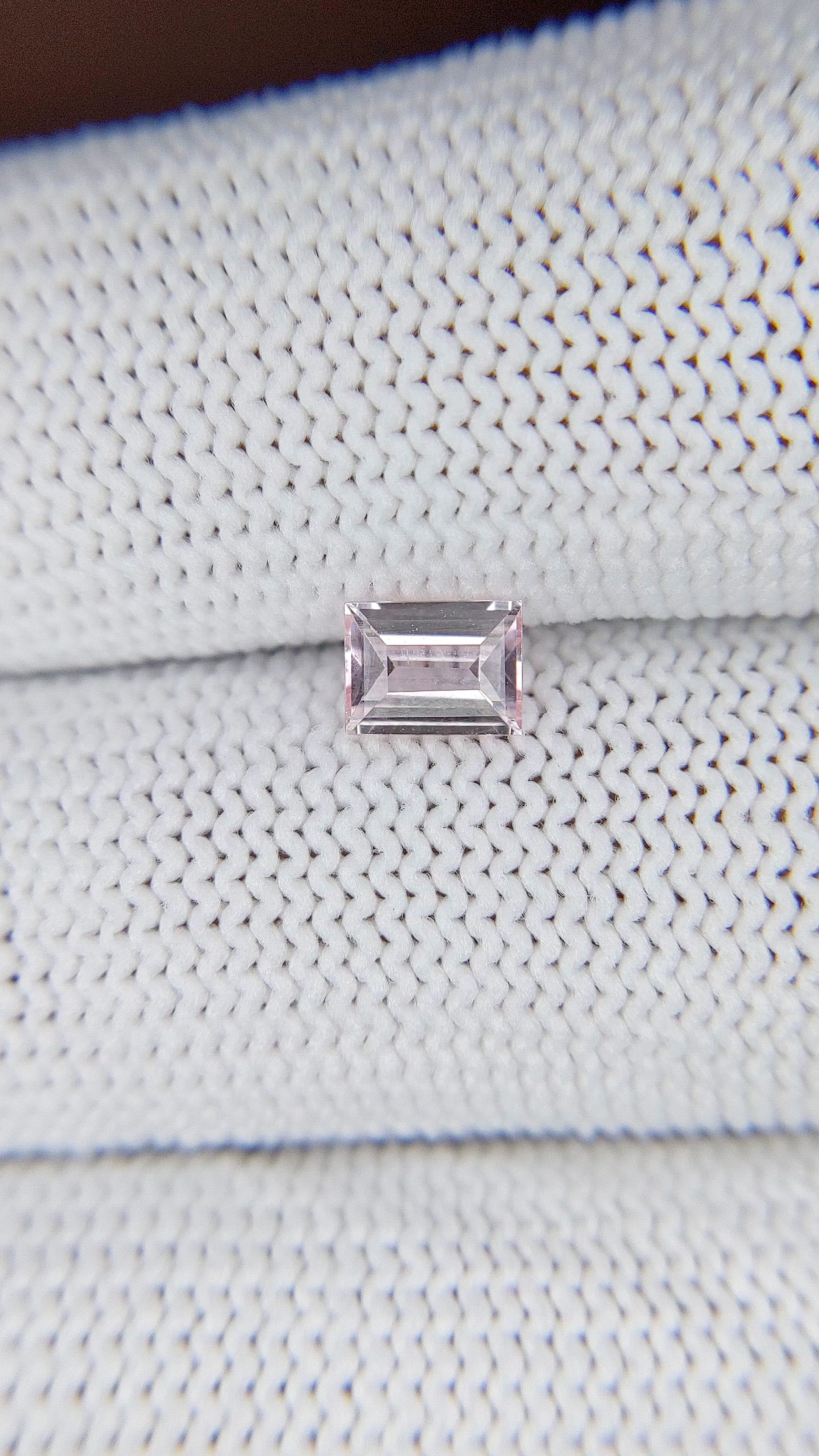 0.65 Ct. Pink Sapphire from Madagascar Size Video