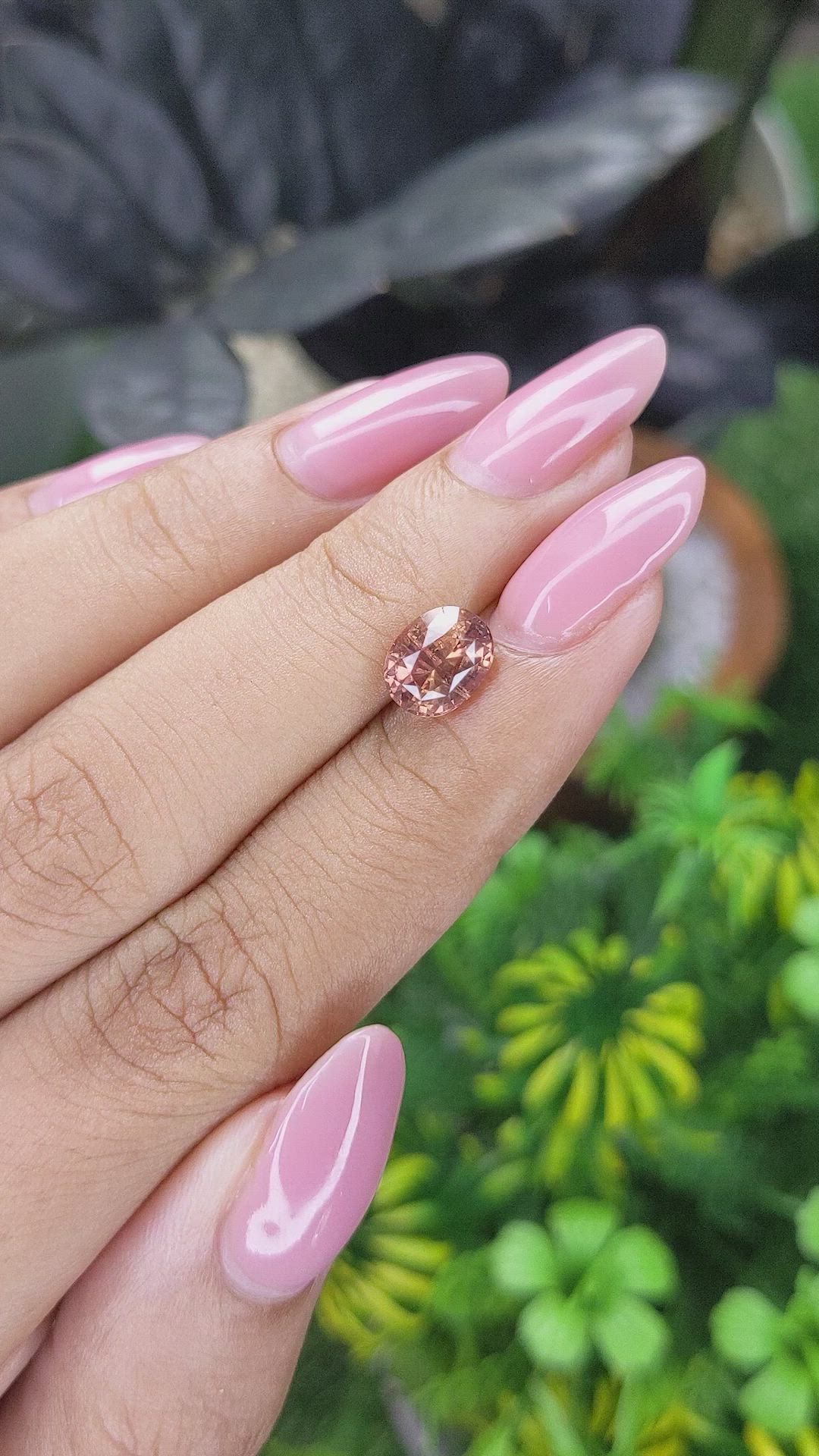 2.00 Ct. Padparadscha Sapphire from Madagascar Size Video