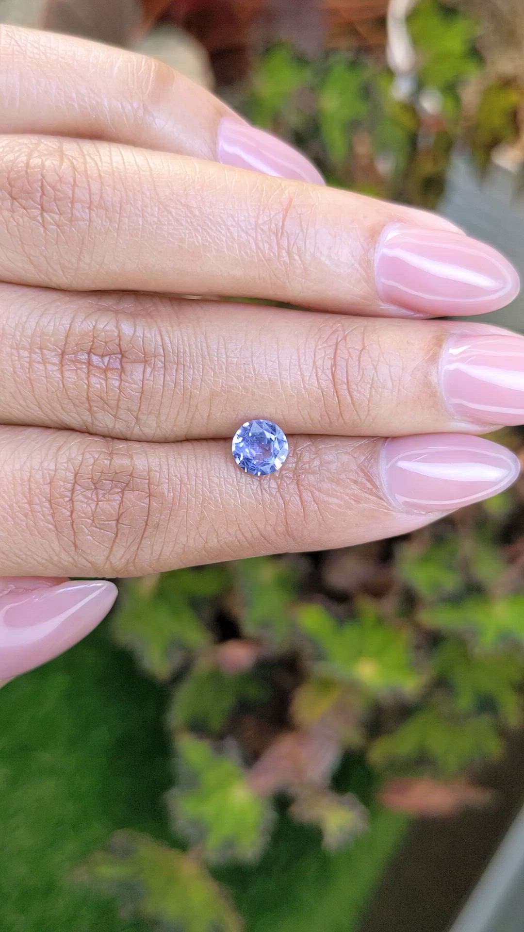 1.09 Ct. Blue Sapphire from Ceylon (Sri Lanka) Size Video
