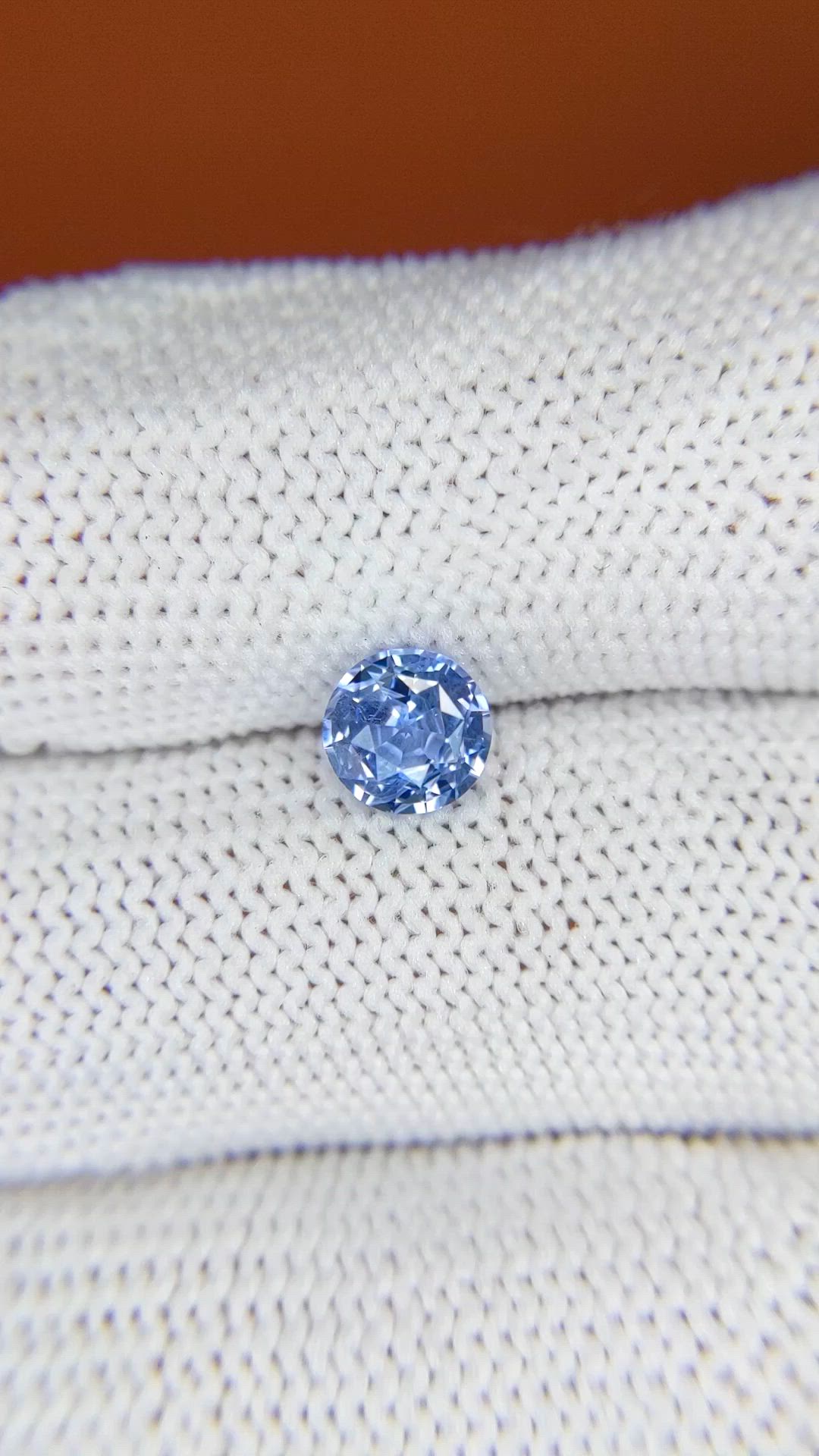 1.09 Ct. Blue Sapphire from Ceylon (Sri Lanka) Size Video