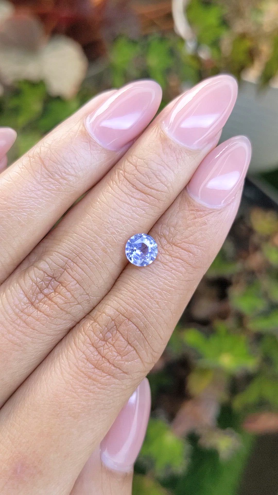 1.09 Ct. Blue Sapphire from Ceylon (Sri Lanka) Size Video