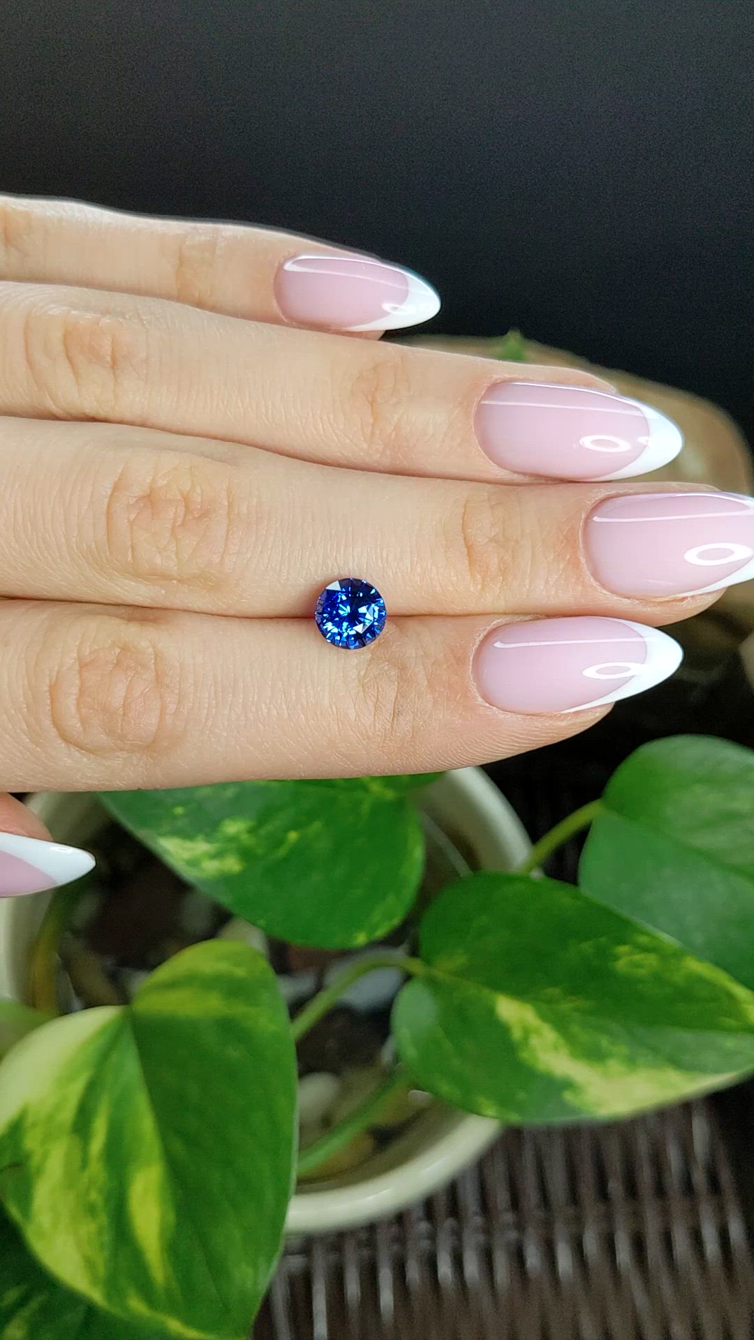 2.01 Ct. Blue Sapphire from Ceylon (Sri Lanka) Size Video