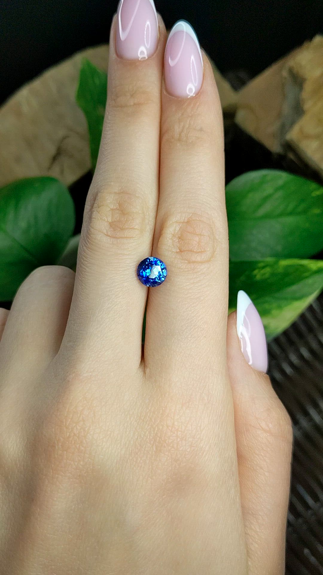 2.01 Ct. Blue Sapphire from Ceylon (Sri Lanka) Size Video