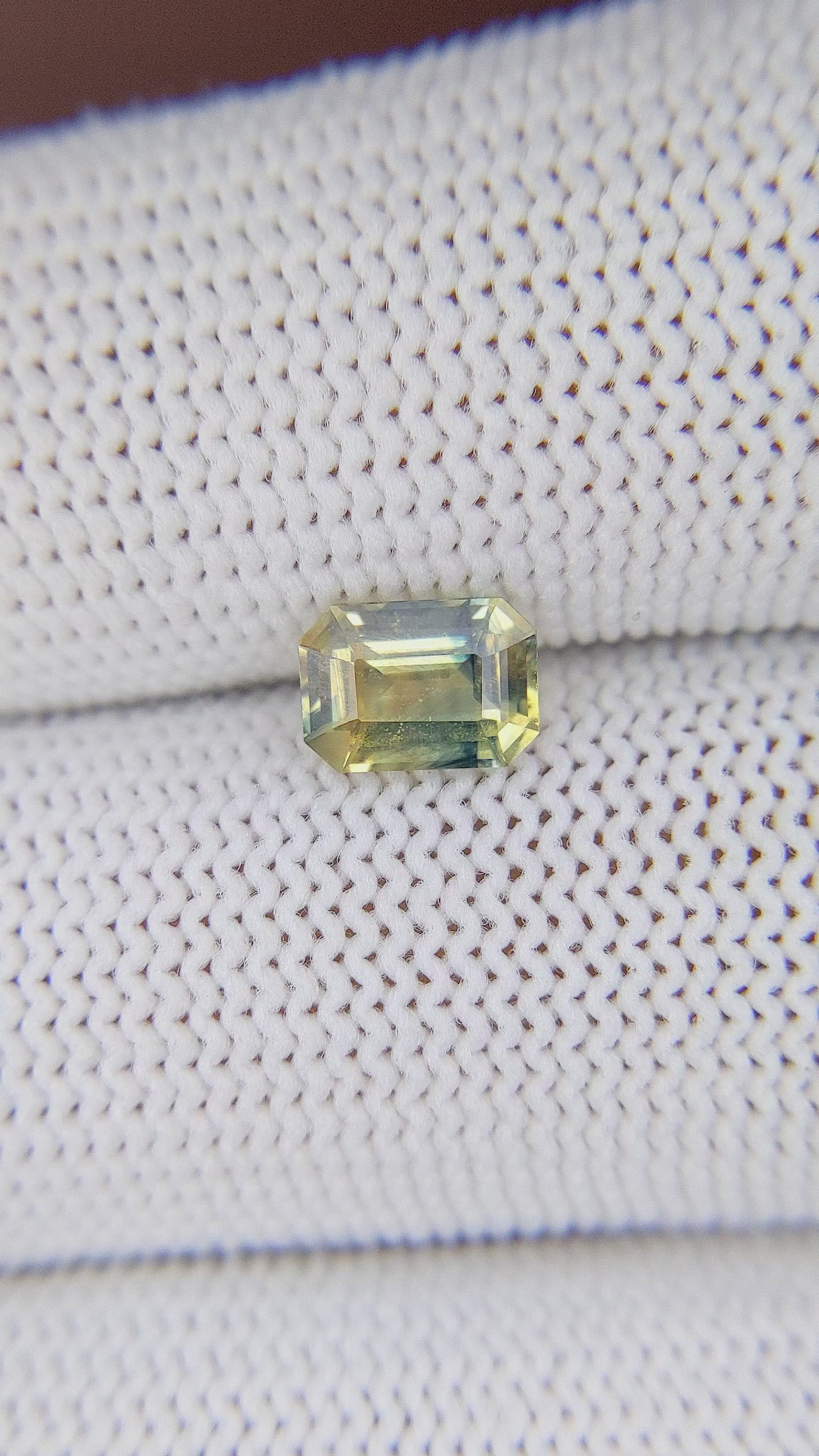 1.16 Ct. Bi Color / Parti Sapphire from Madagascar Size Video