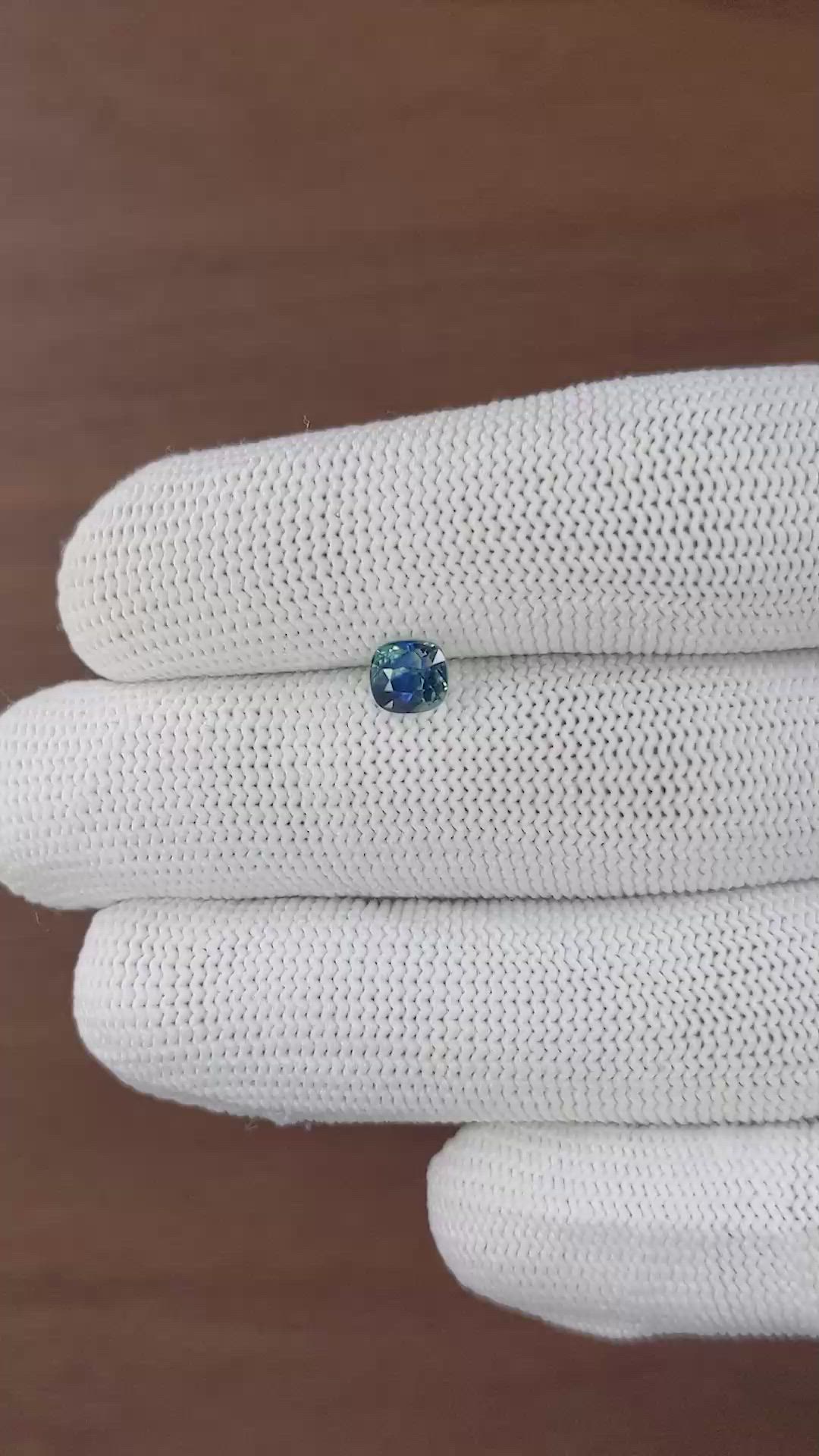 1.47 Ct. Bi Color / Parti Sapphire from Madagascar Size Video
