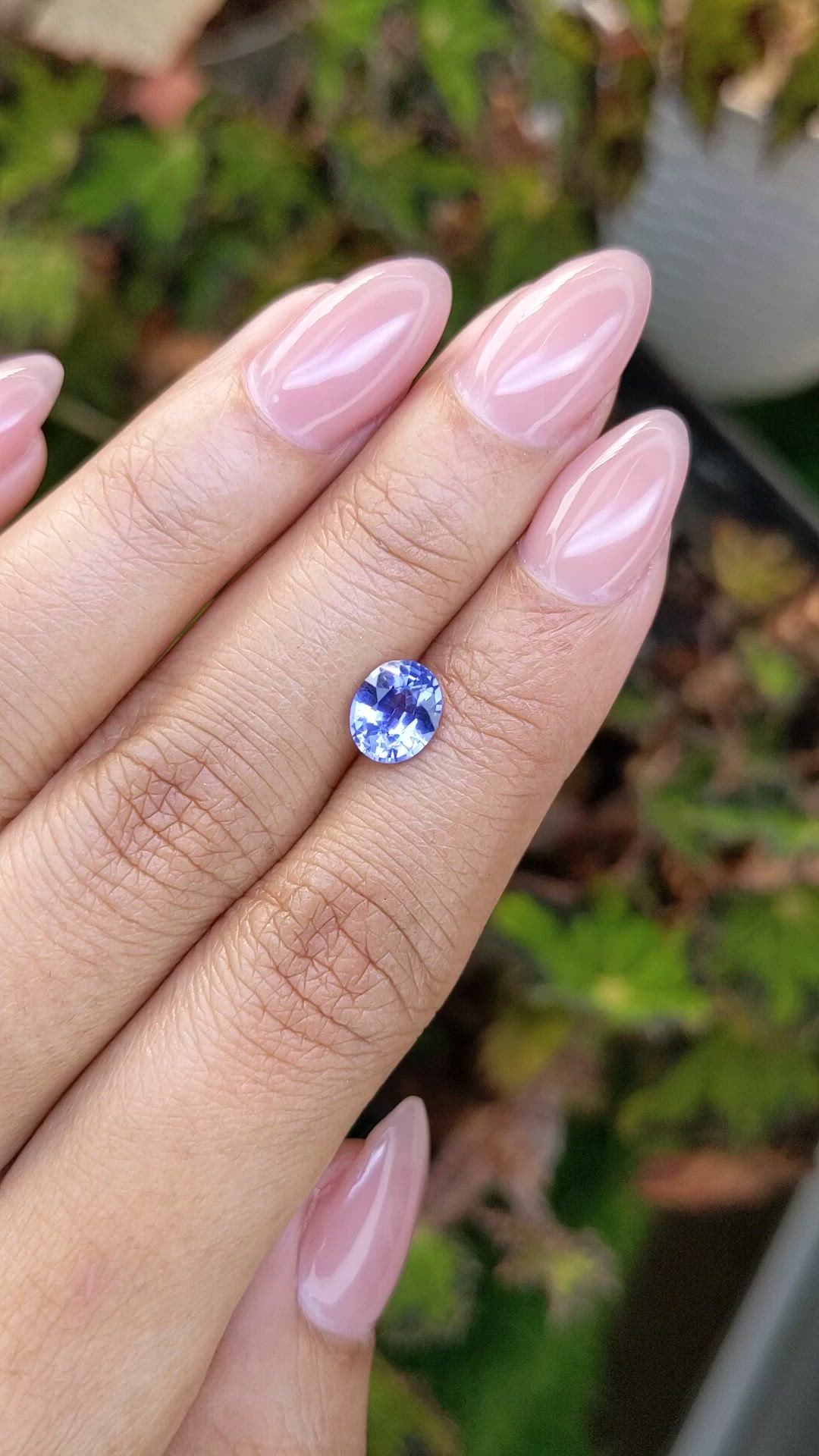 1.45 Ct. Blue Sapphire from Ceylon (Sri Lanka) Size Video