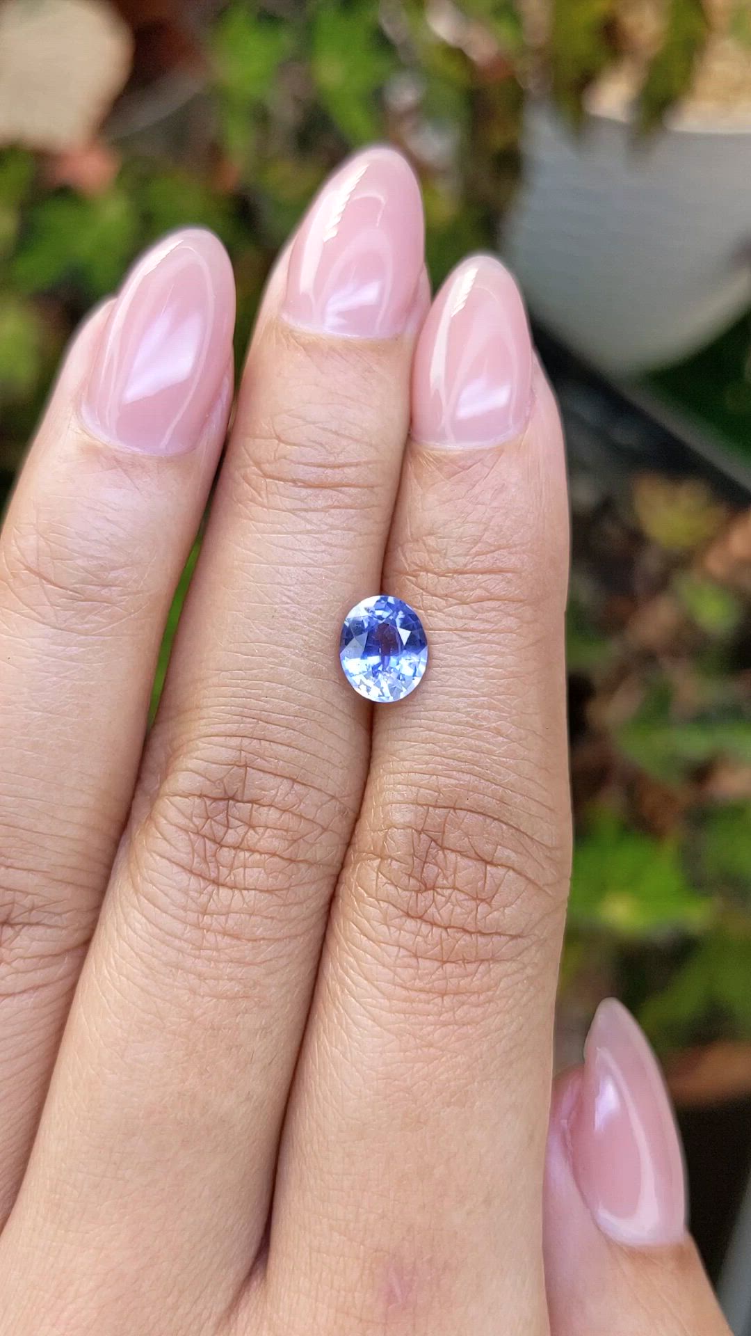 1.45 Ct. Blue Sapphire from Ceylon (Sri Lanka) Size Video