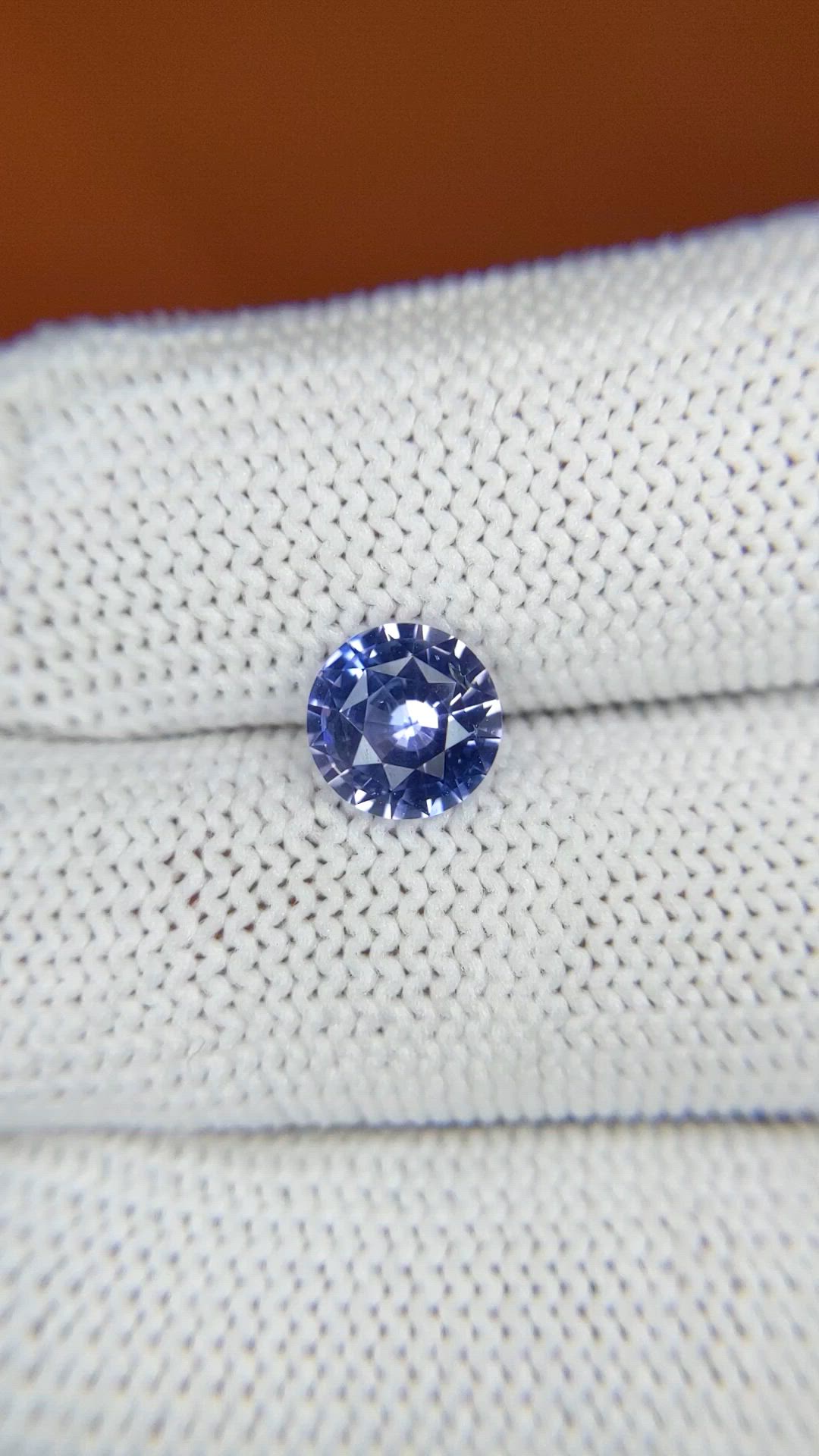 1.58 Ct. Blue Sapphire from Ceylon (Sri Lanka) Size Video