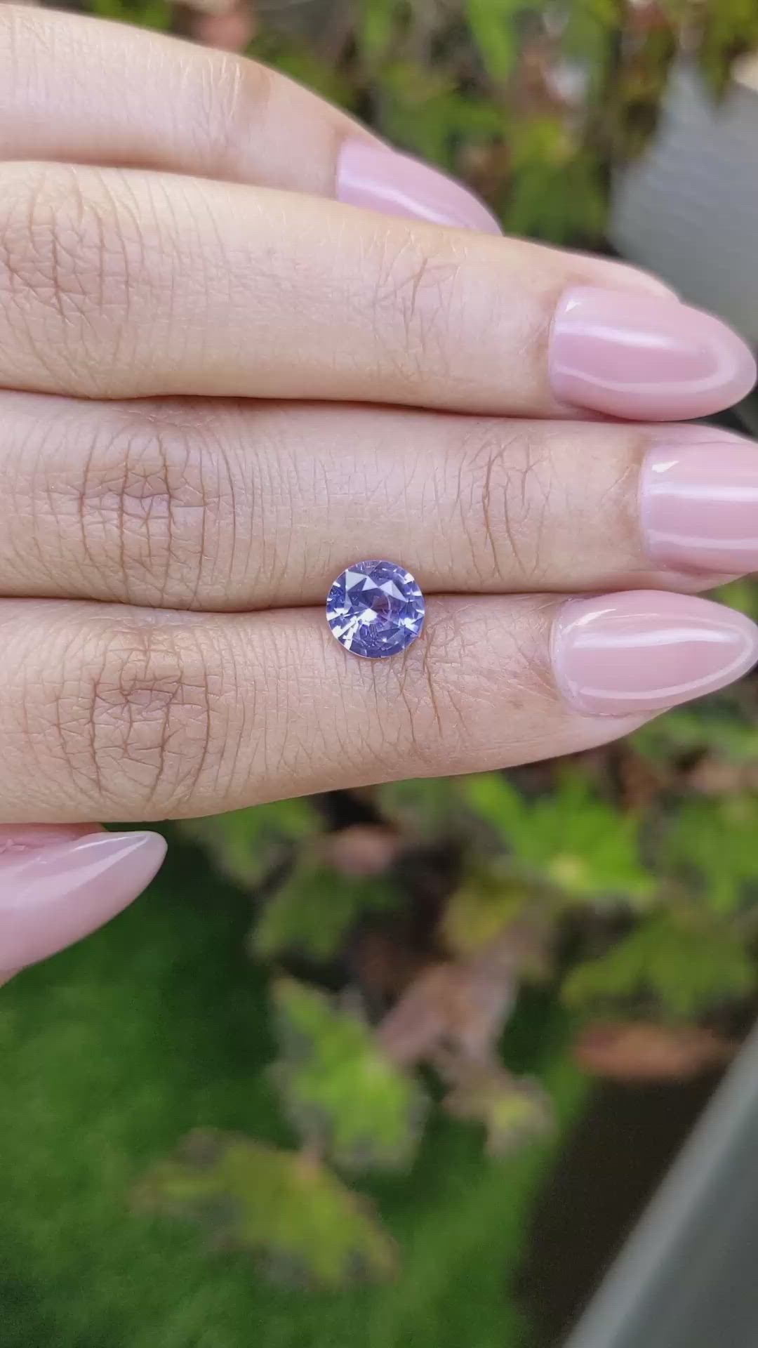 1.58 Ct. Blue Sapphire from Ceylon (Sri Lanka) Size Video