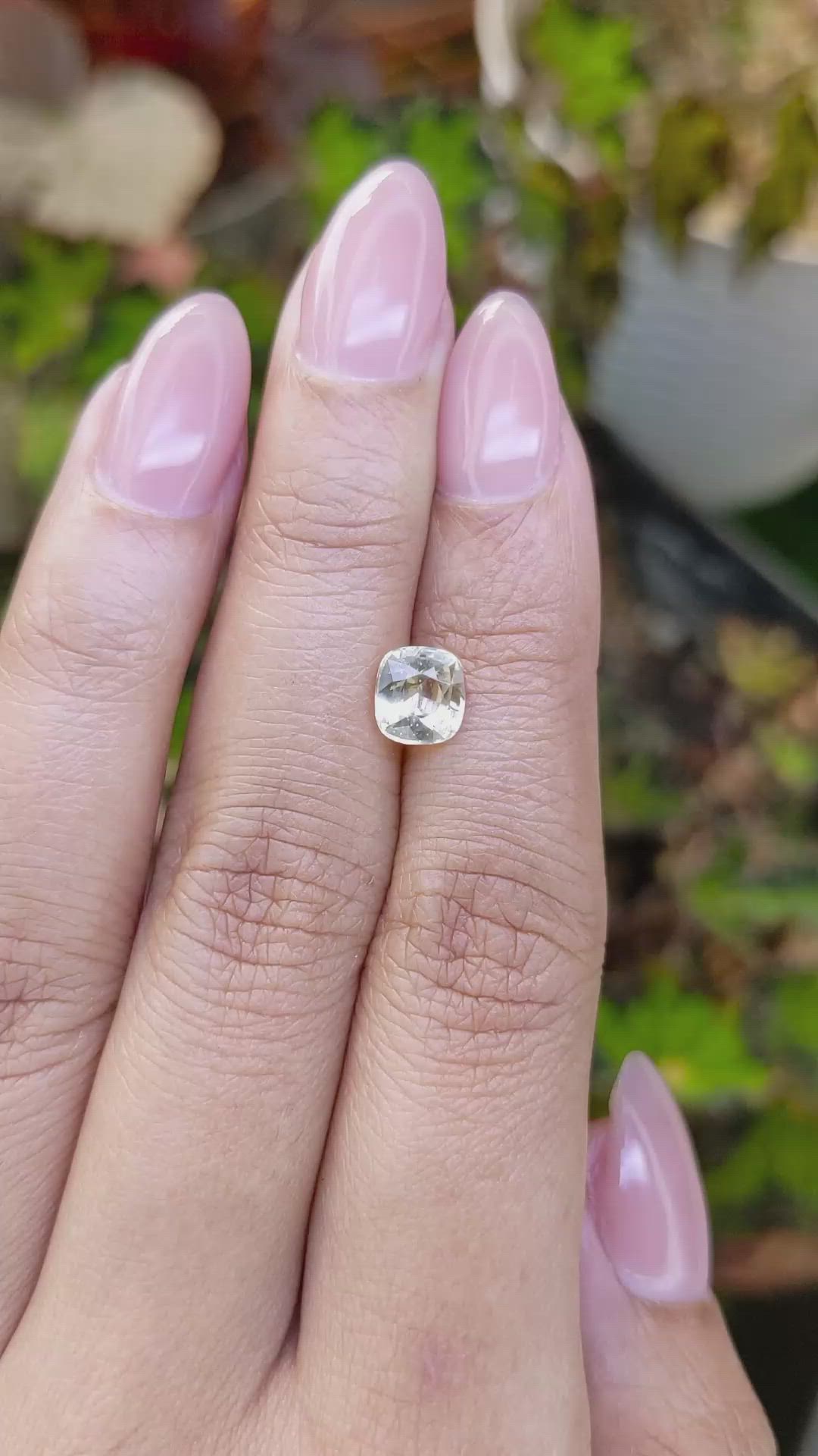 1.42 Ct. Yellow Sapphire from Ceylon (Sri Lanka) Size Video