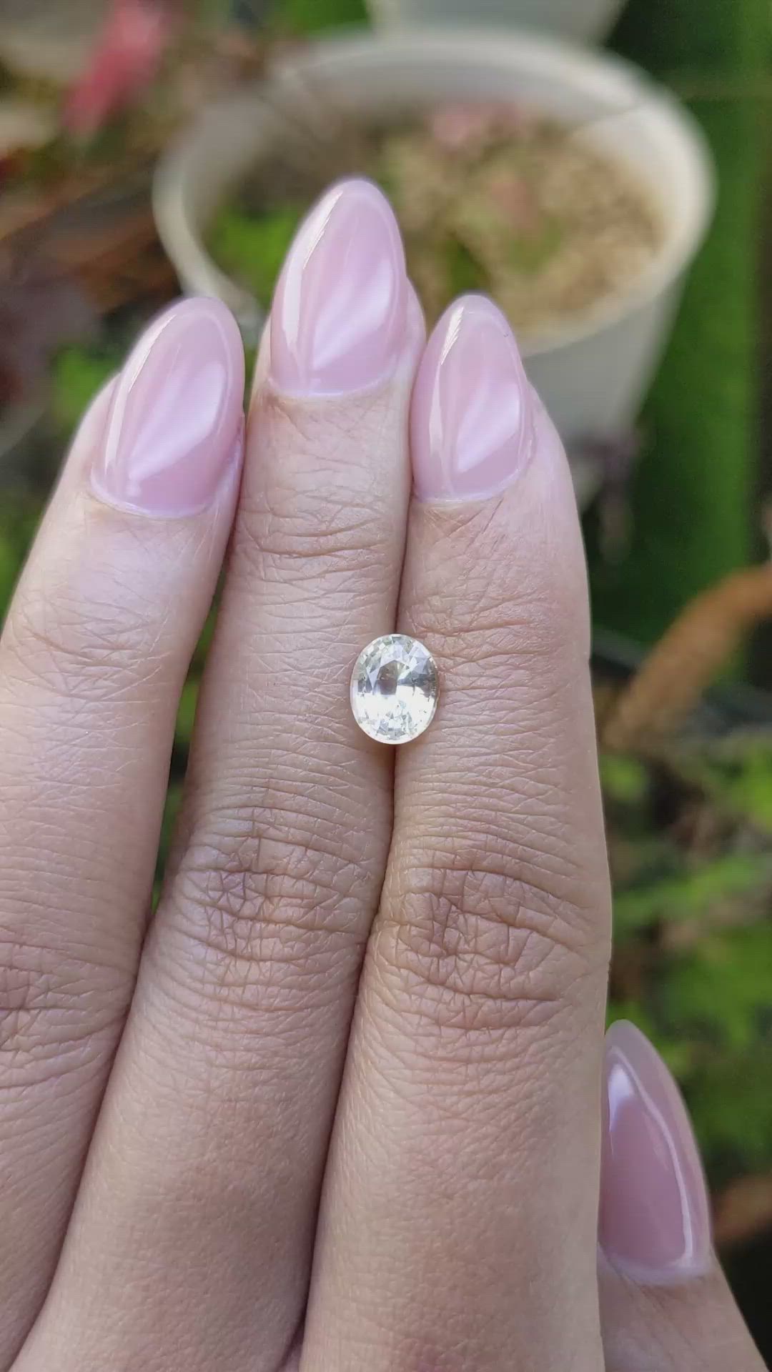 1.37 Ct. Yellow Sapphire from Ceylon (Sri Lanka) Size Video