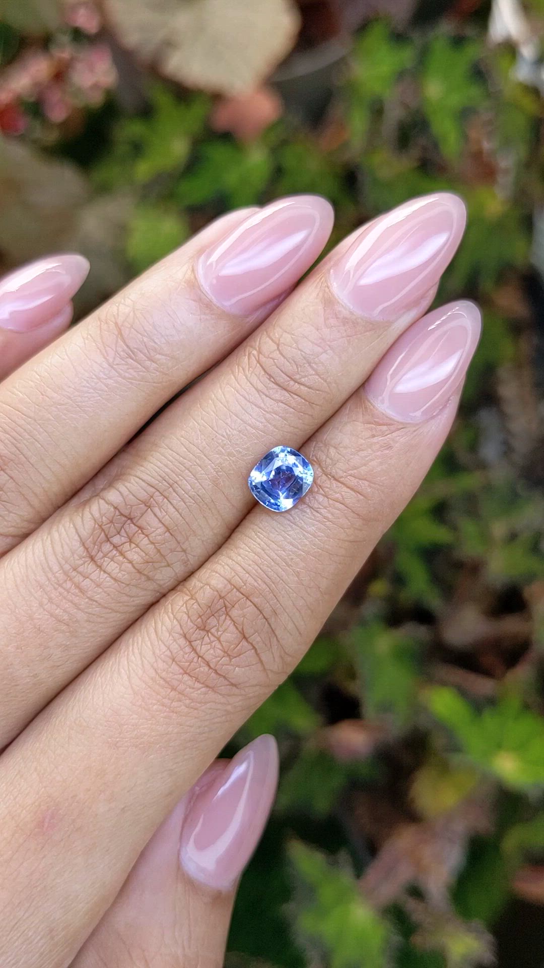 1.58 Ct. Blue Sapphire from Ceylon (Sri Lanka) Size Video