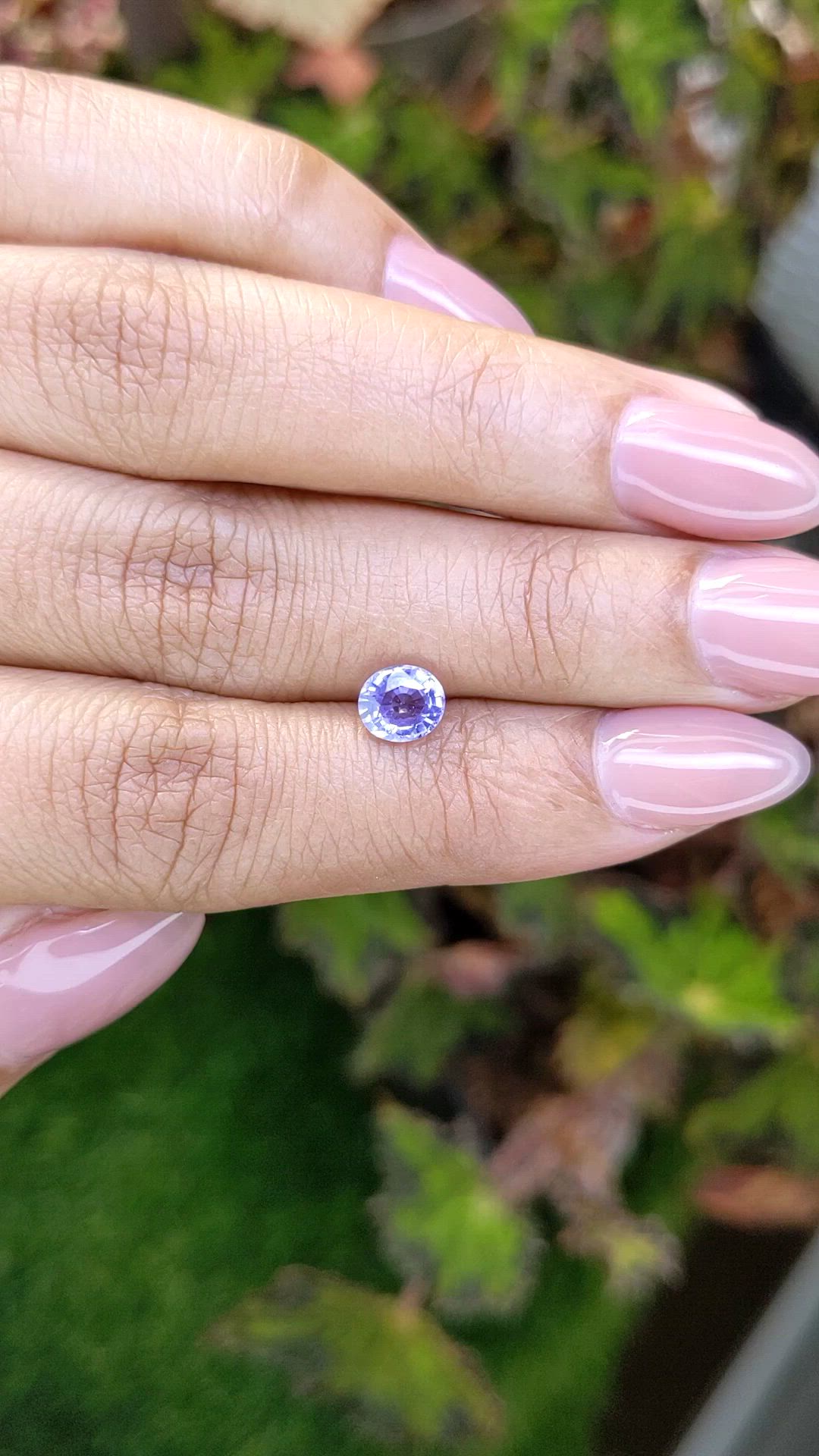 1.04 Ct. Purple Sapphire from Ceylon (Sri Lanka) Size Video