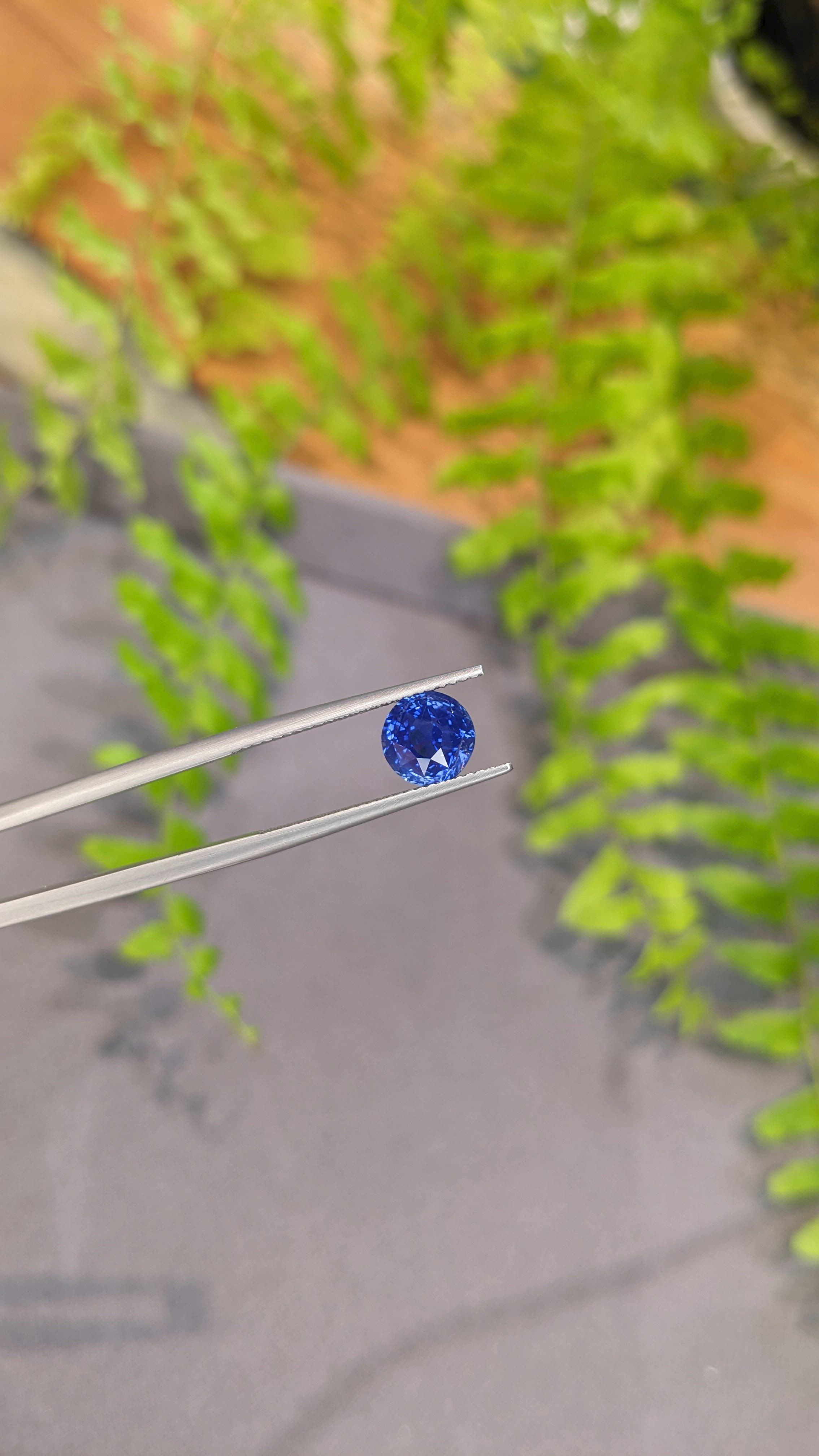 2.54 Ct. Blue Sapphire from Madagascar Size Video