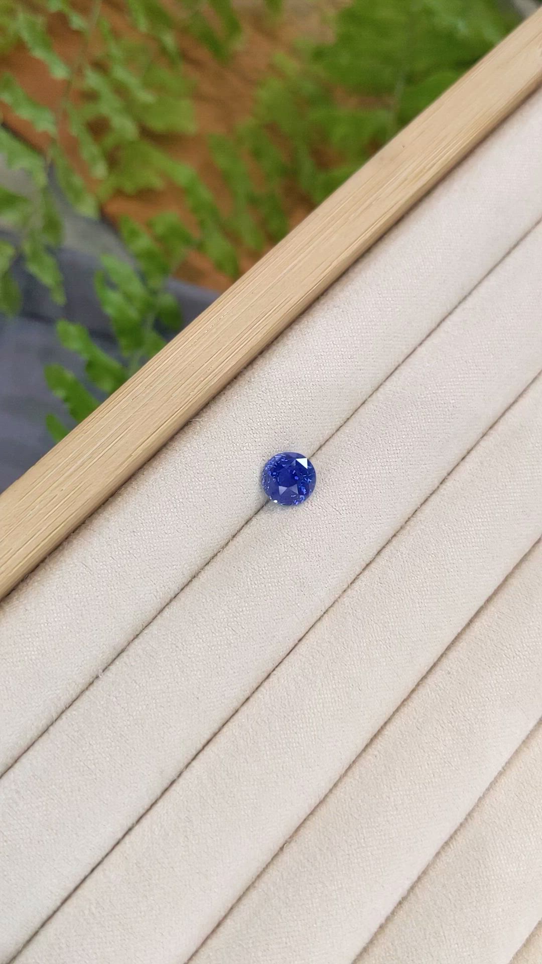 2.54 Ct. Blue Sapphire from Madagascar Size Video