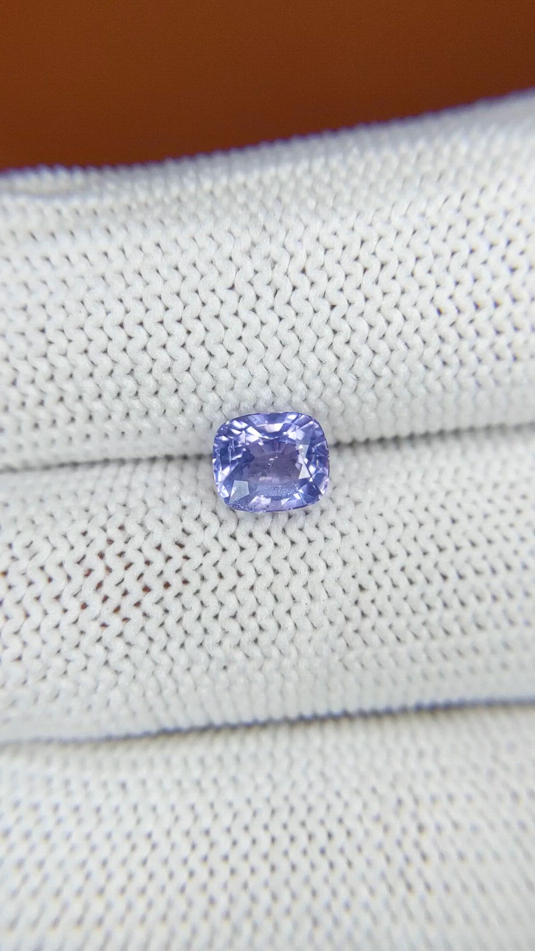 1.34 Ct. Purple Sapphire from Ceylon (Sri Lanka) Size Video