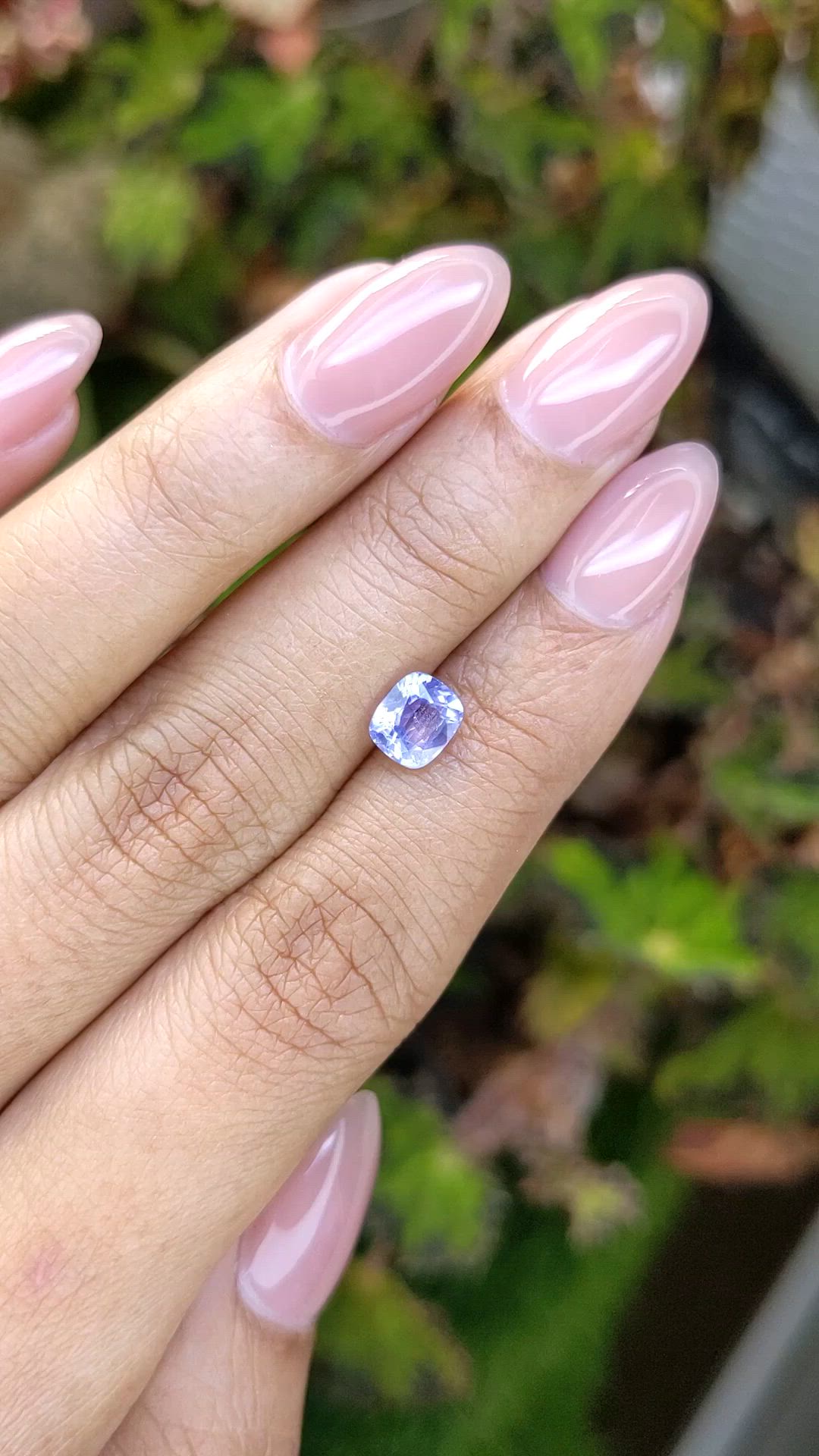 1.34 Ct. Purple Sapphire from Ceylon (Sri Lanka) Size Video