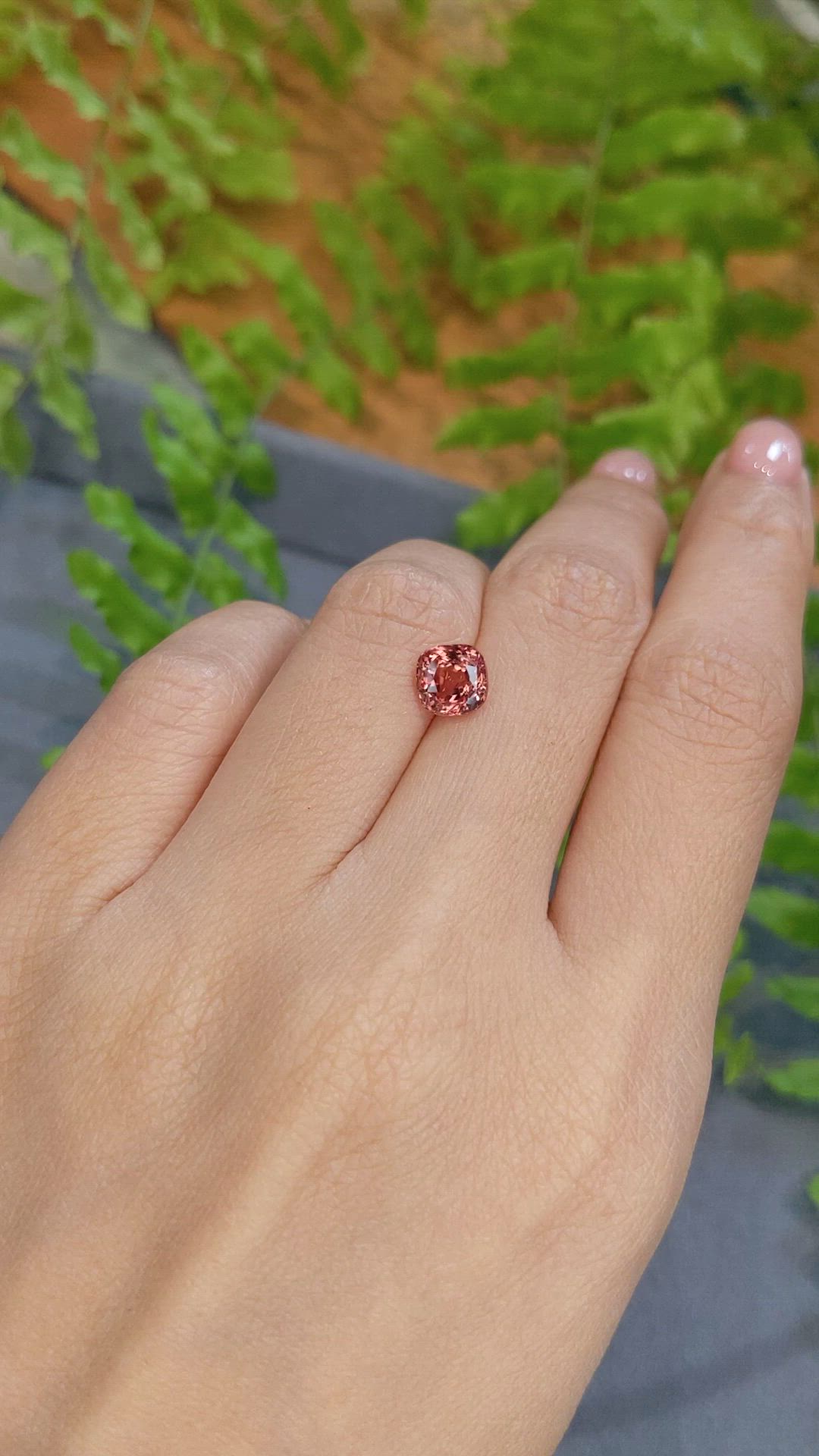2.00 Ct. Padparadscha Sapphire from Madagascar Size Video