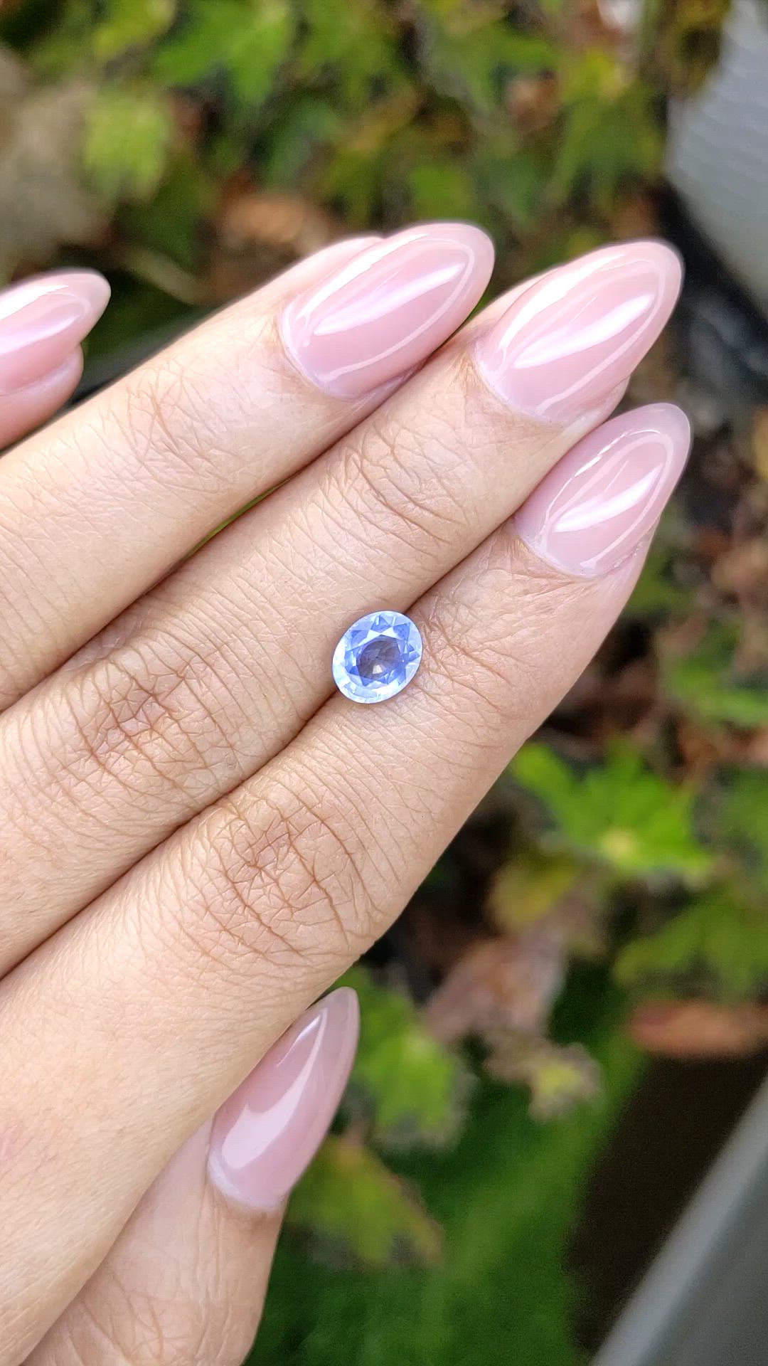 1.36 Ct. Blue Sapphire from Ceylon (Sri Lanka) Size Video