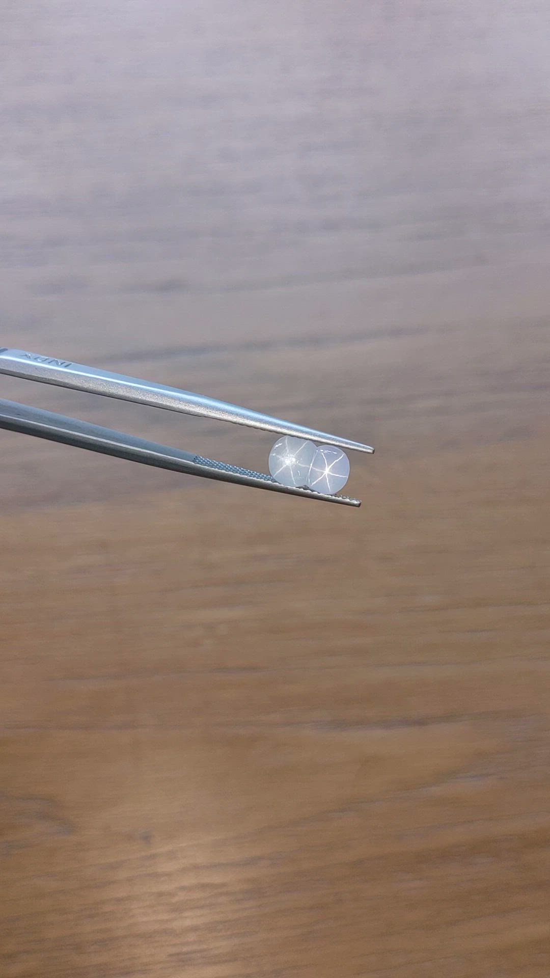 2.69 Ct. White Star Sapphire from Ceylon (Sri Lanka) Size Video