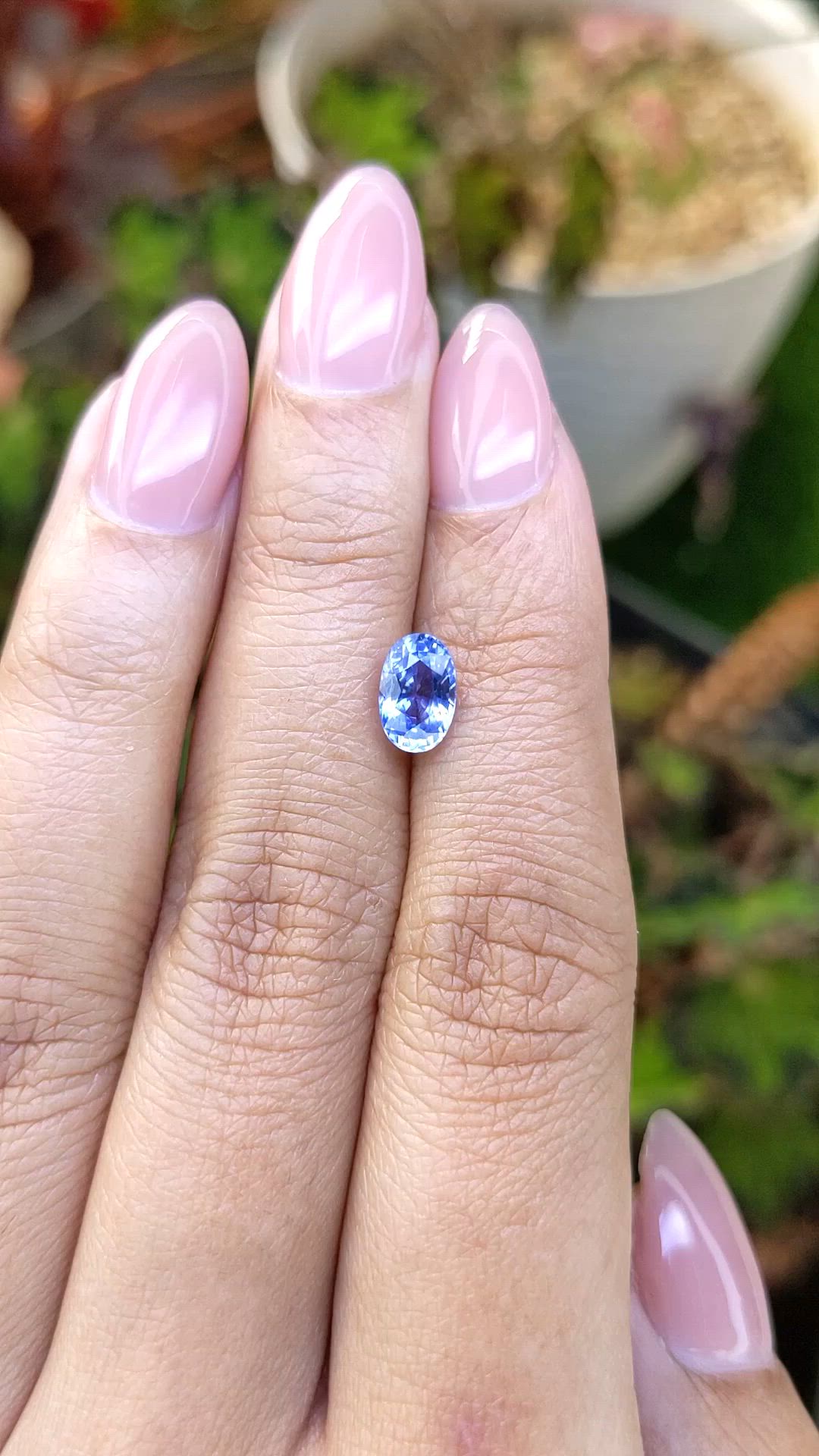 1.41 Ct. Blue Sapphire from Ceylon (Sri Lanka) Size Video