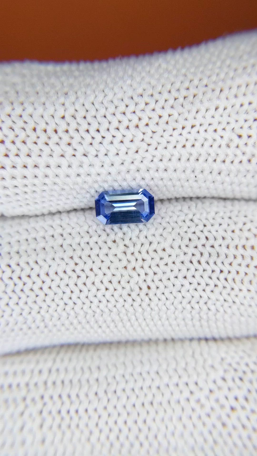 0.67 Ct. Blue Sapphire from Ceylon (Sri Lanka) Size Video