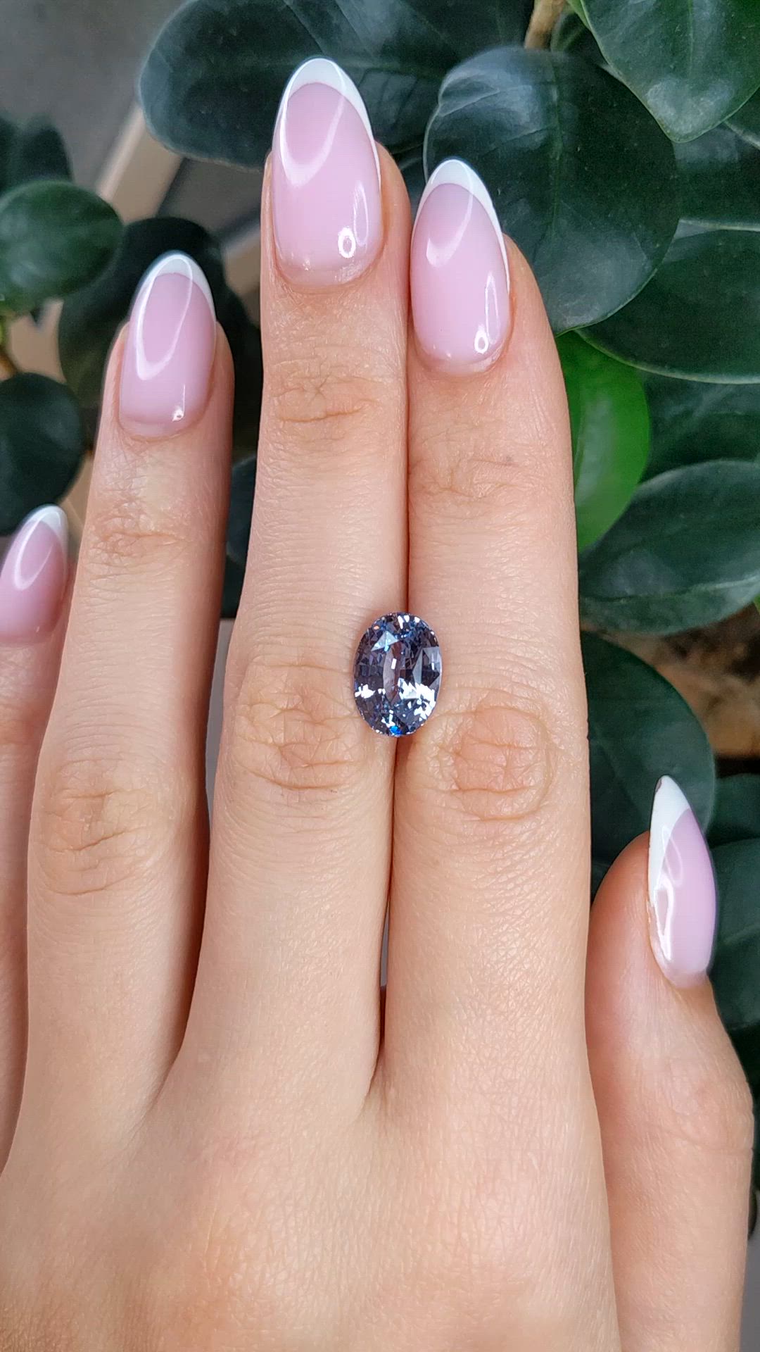 5.09 Ct. Blue Sapphire from Ceylon (Sri Lanka) Size Video