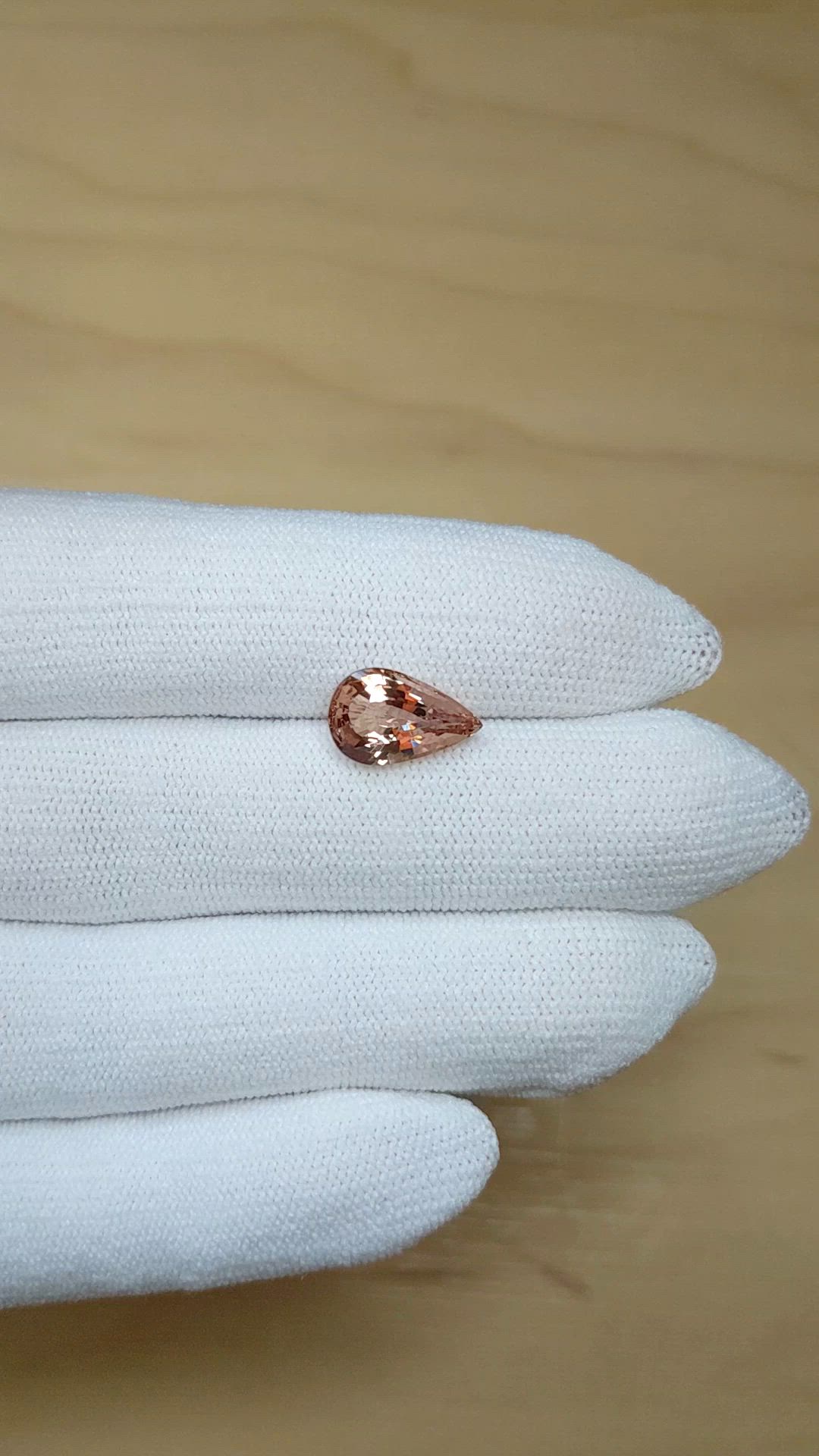 4.02 Ct. Padparadscha Sapphire from Madagascar Size Video