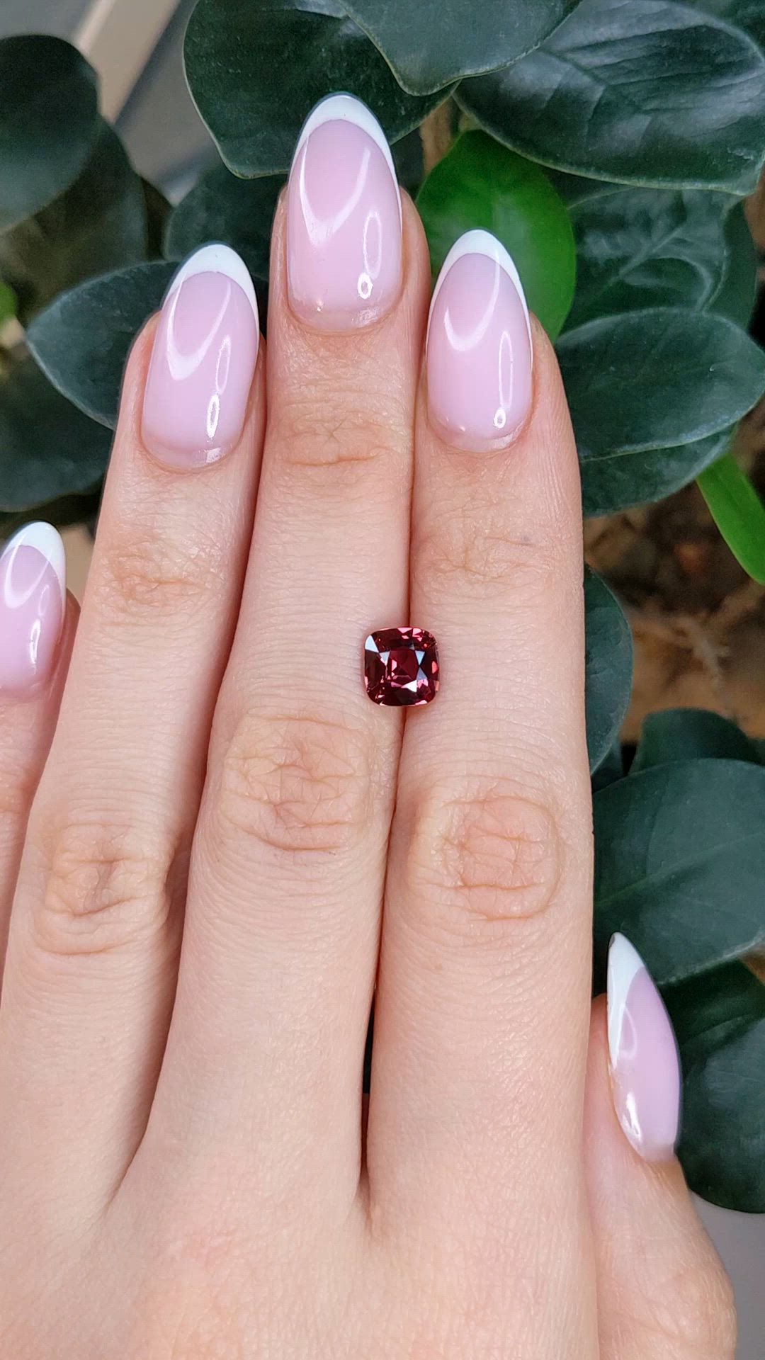 1.89 Ct. Reddish Pink Sapphire from Ceylon (Sri Lanka) Size Video