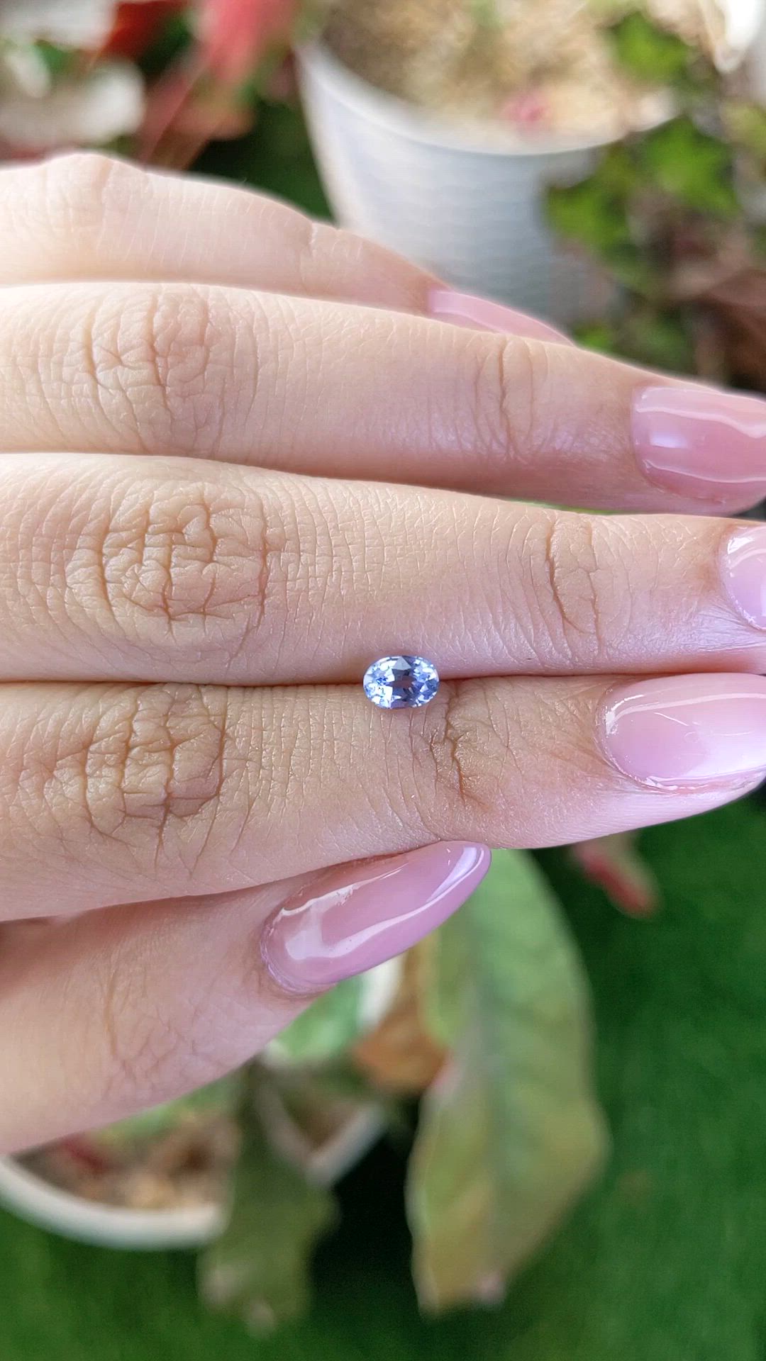 0.53 Ct. Blue Sapphire from Ceylon (Sri Lanka) Size Video