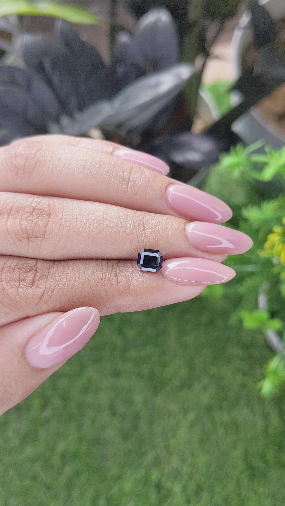 1.10 Ct. Bluish Green Sapphire from Tanzania Size Video