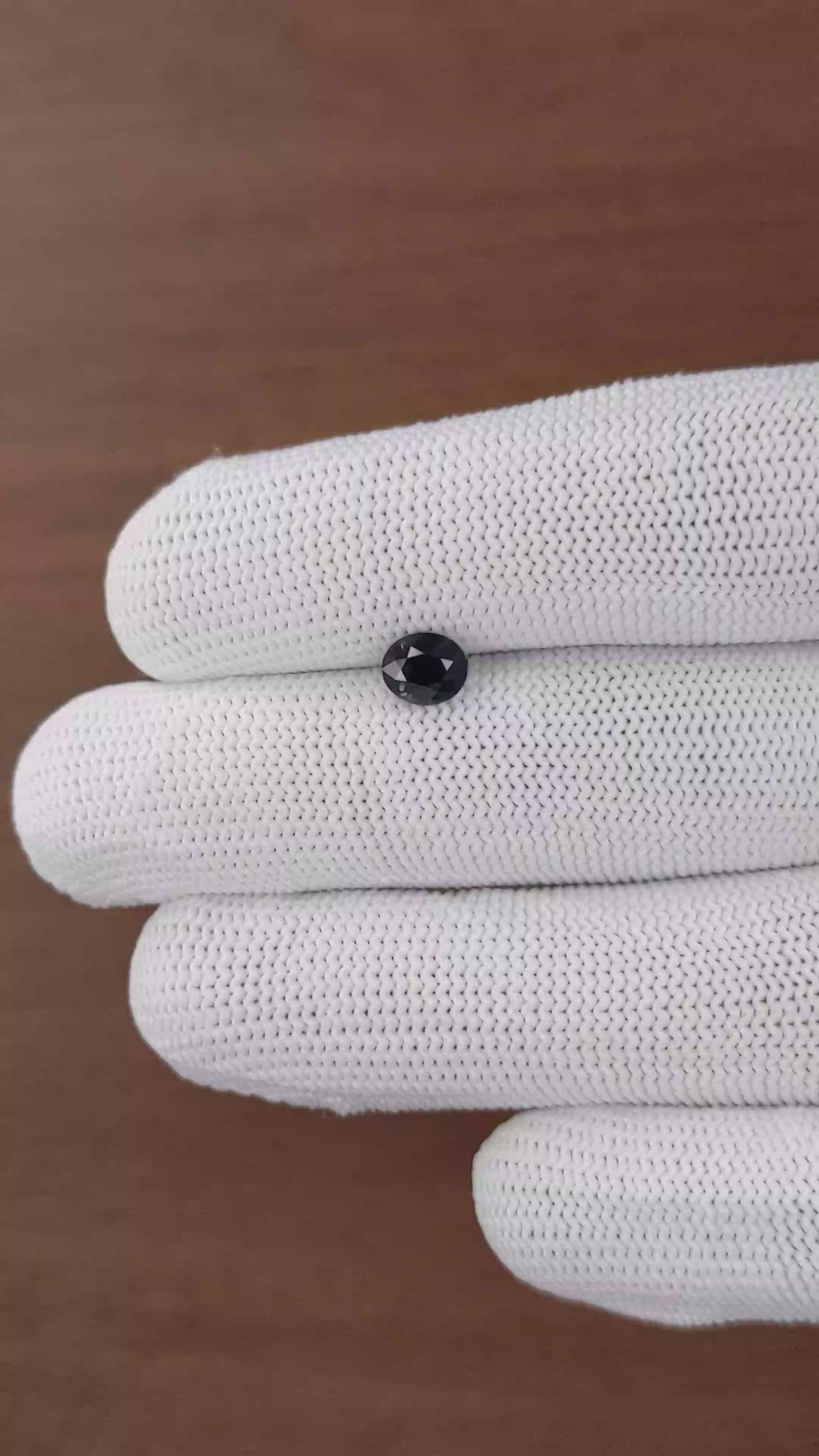 1.03 Ct. Greenish Blue Sapphire from Tanzania Size Video