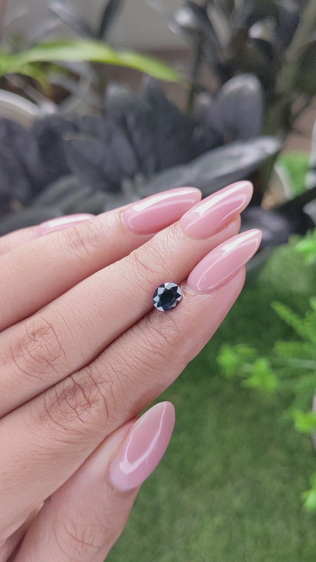 1.03 Ct. Greenish Blue Sapphire from Tanzania Size Video