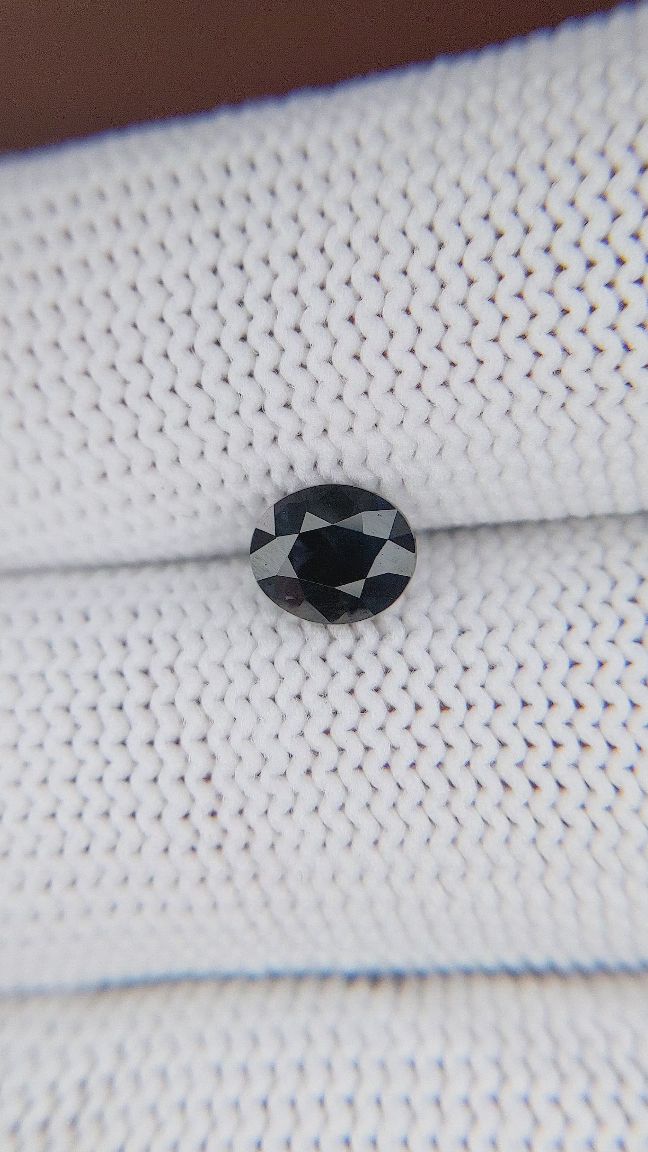 1.03 Ct. Greenish Blue Sapphire from Tanzania Size Video