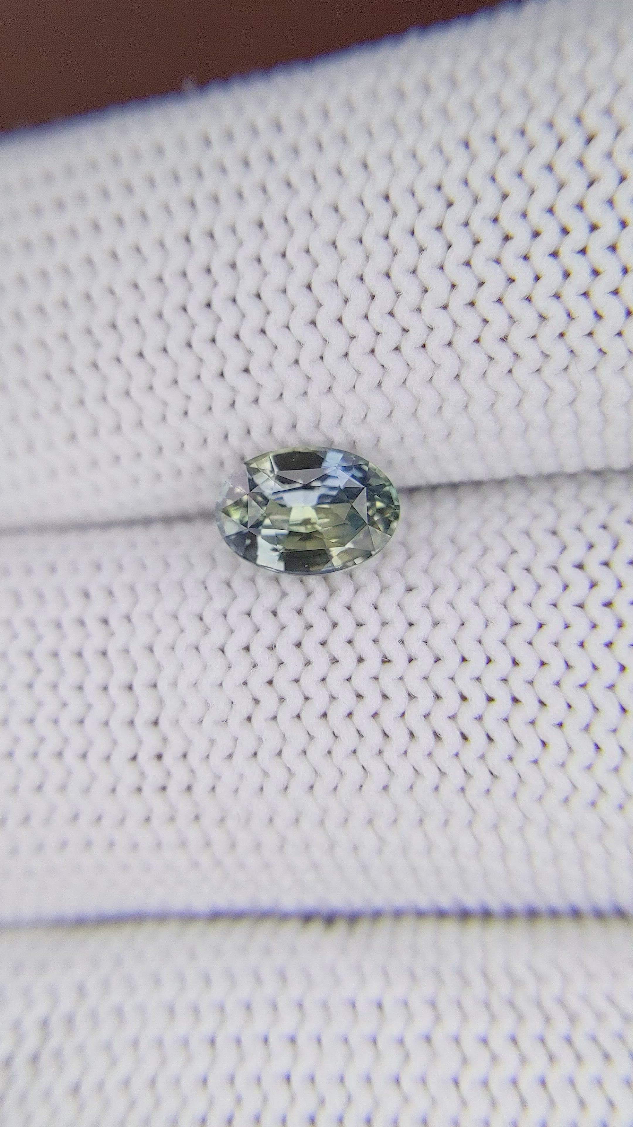 1.01 Ct. Bi Color / Parti Sapphire from Tanzania Size Video